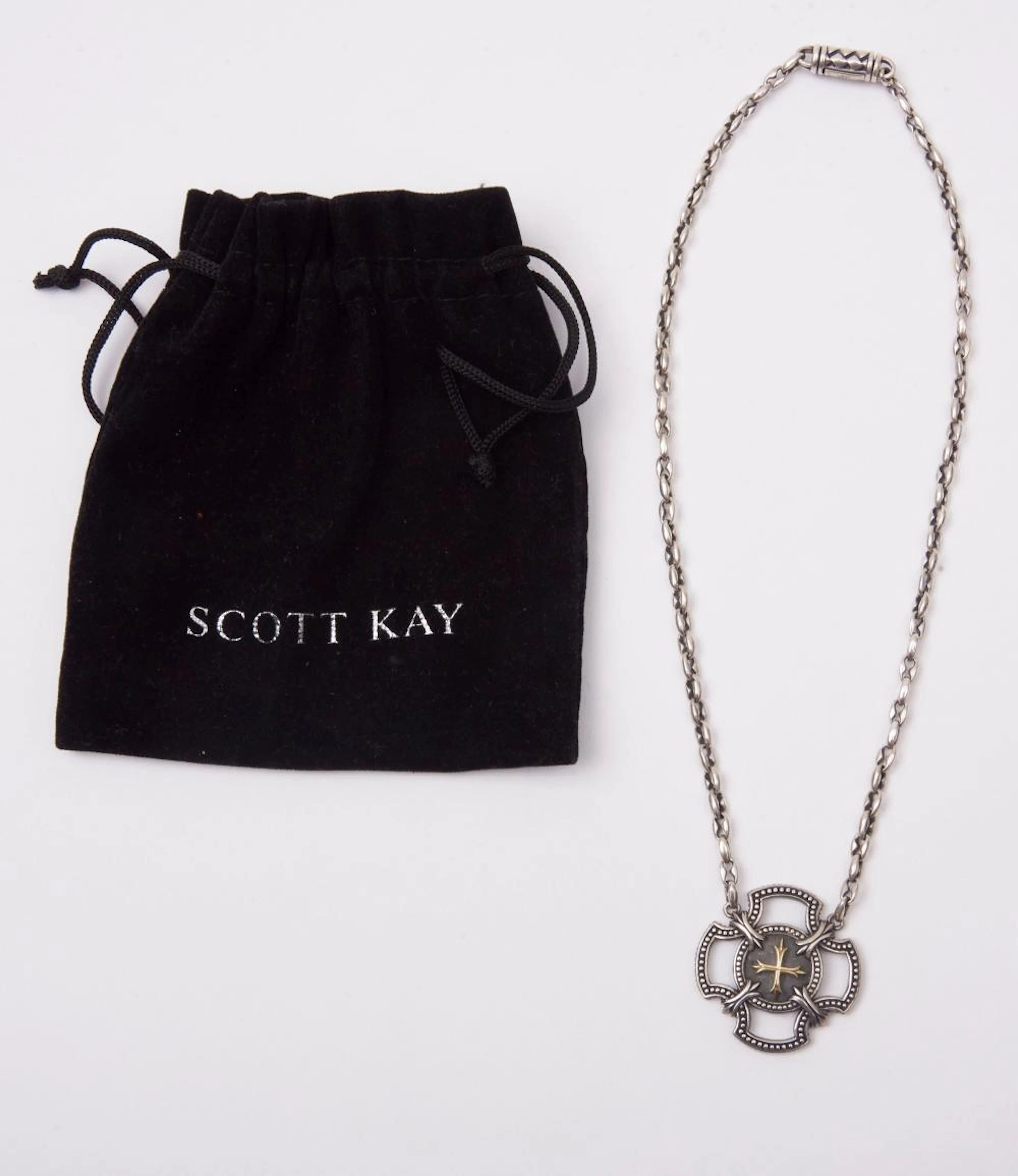Scott Kay Cross Pendant Necklace