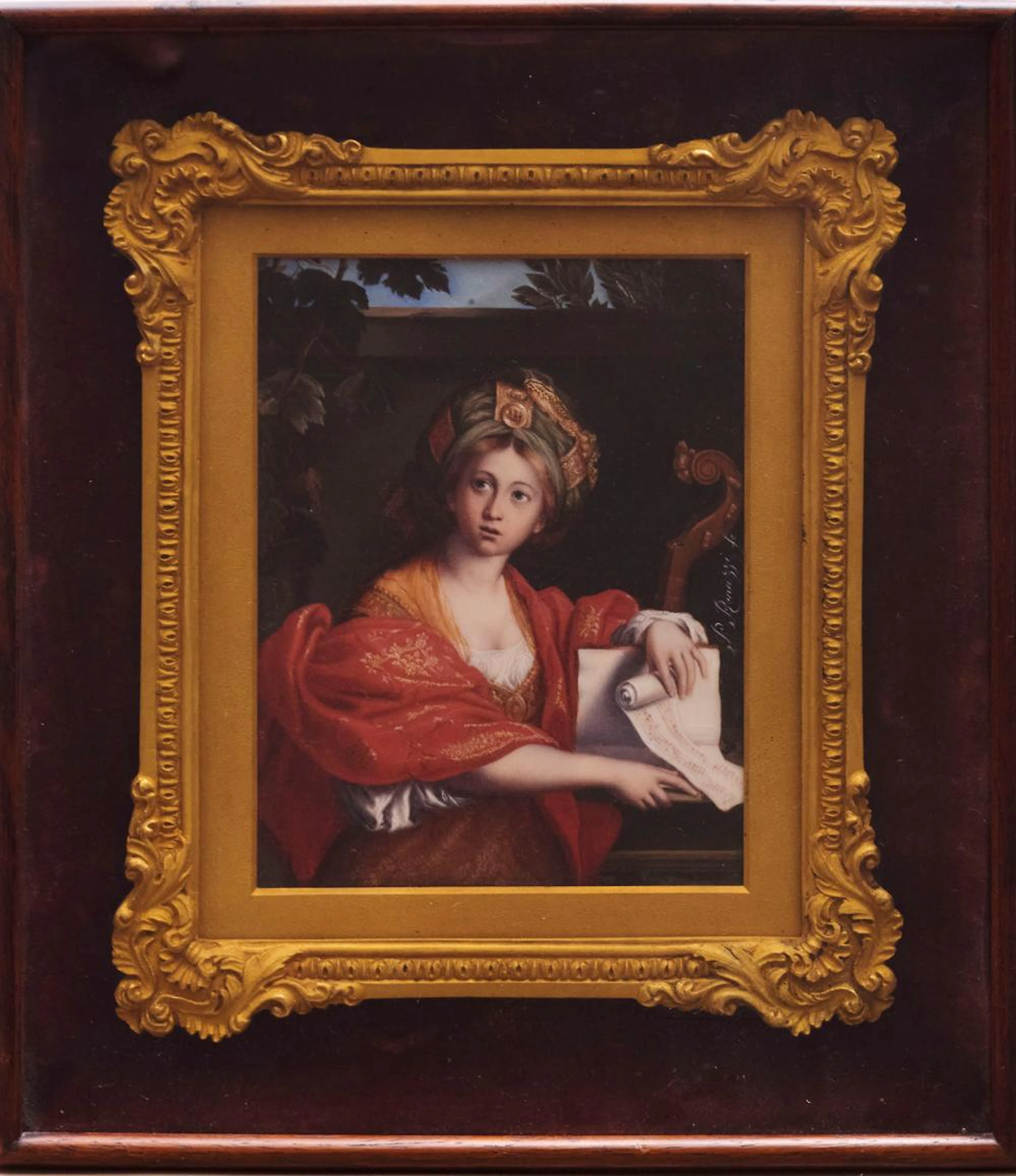 Portrait Miniature, P. Renazzi, Italian, 19th century Painting: 4 1/2 x 3 1/2 inches; Overall: 8 1/2 x 7 1/2 inches