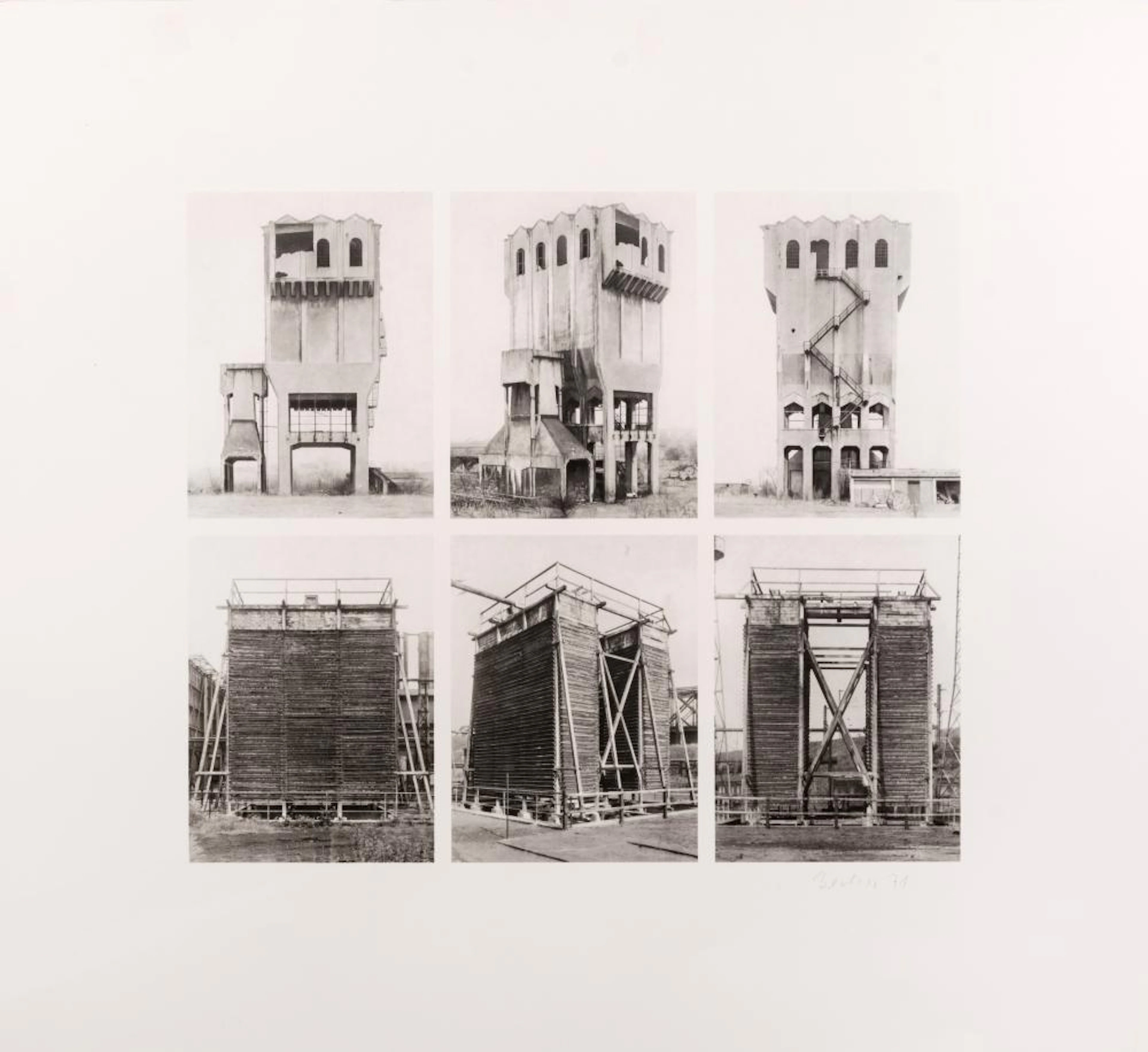 Kohlesilo und Kühlturm Bernd und Hilla Becher (1931 Siegen - 2007 Rostock/1
