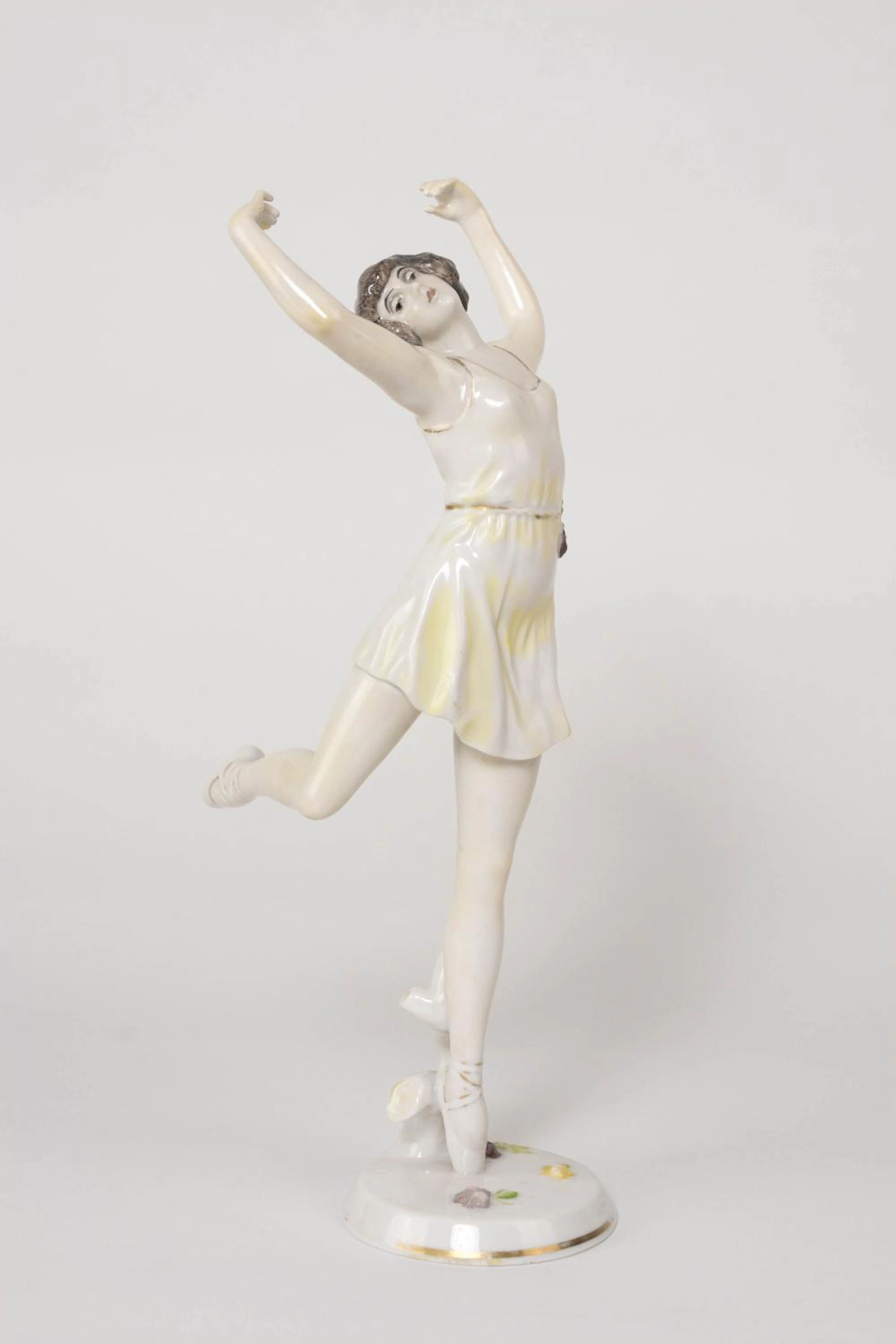 'Tänzerin', Dancer Rosenthal, 1st half 20th C., Dorothea Charol (1889 Odes