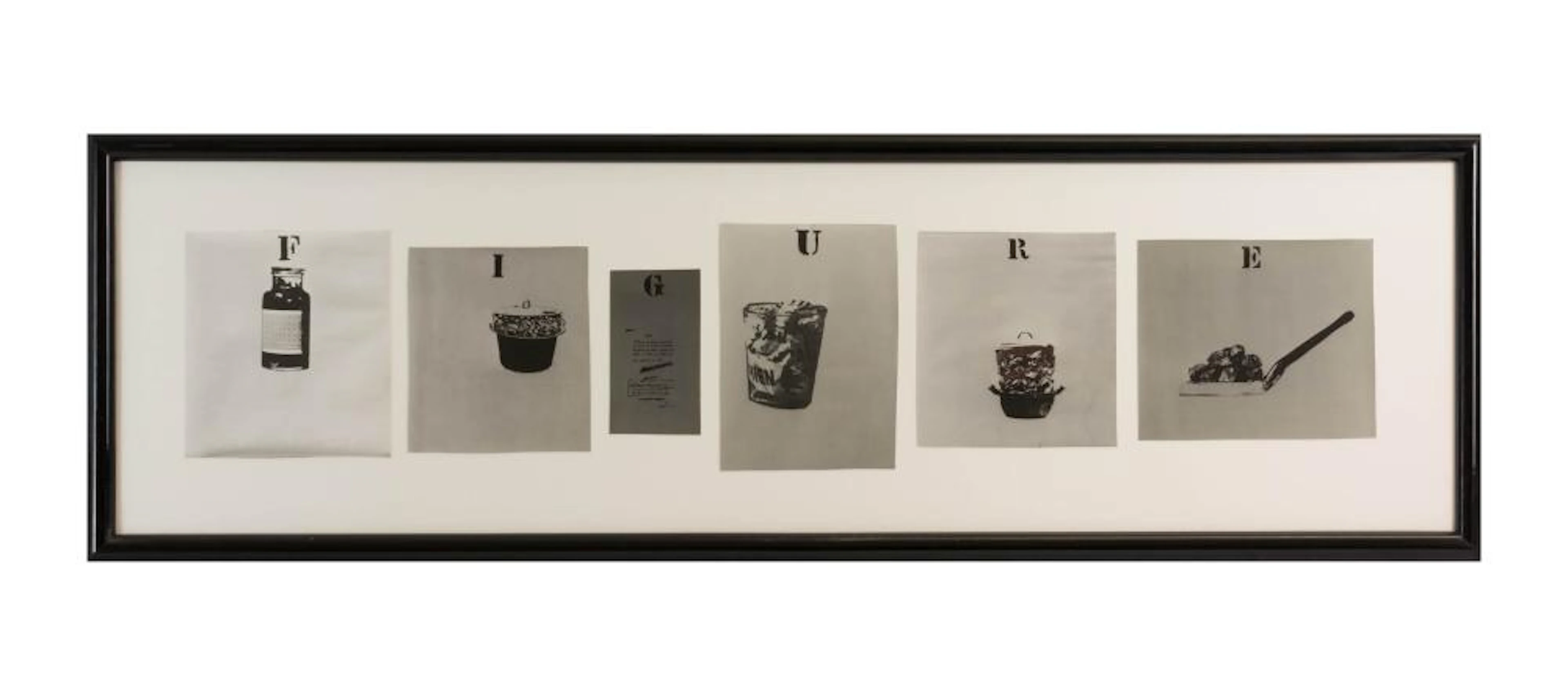 'Figure (1968/74)', Marcel Broodthaers (1924 Brussels - 1976 Cologne) (F) 'F