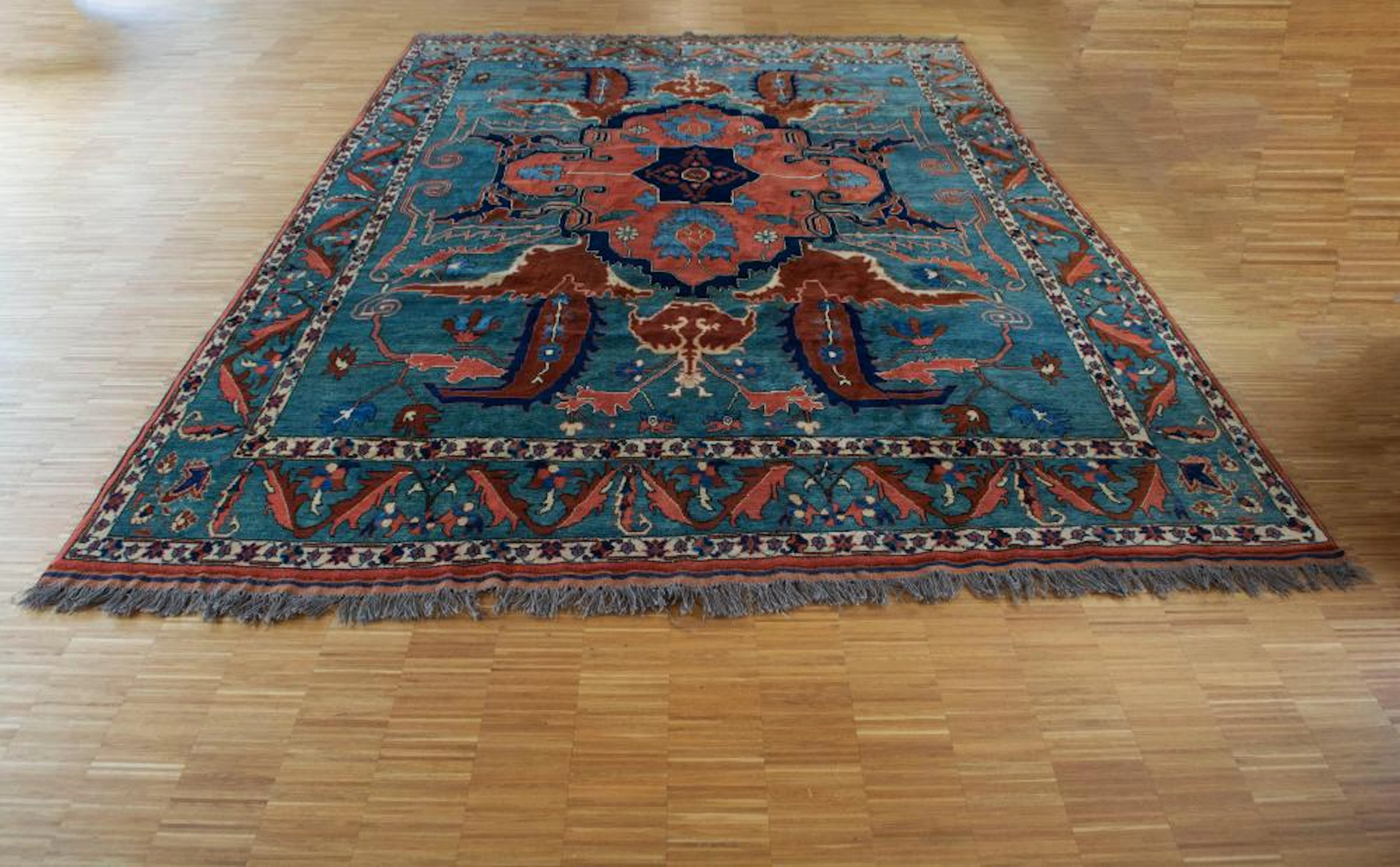 Pakistanischer Teppich, Pakistani rug Pakistan, 2nd half 20th C., wool pi