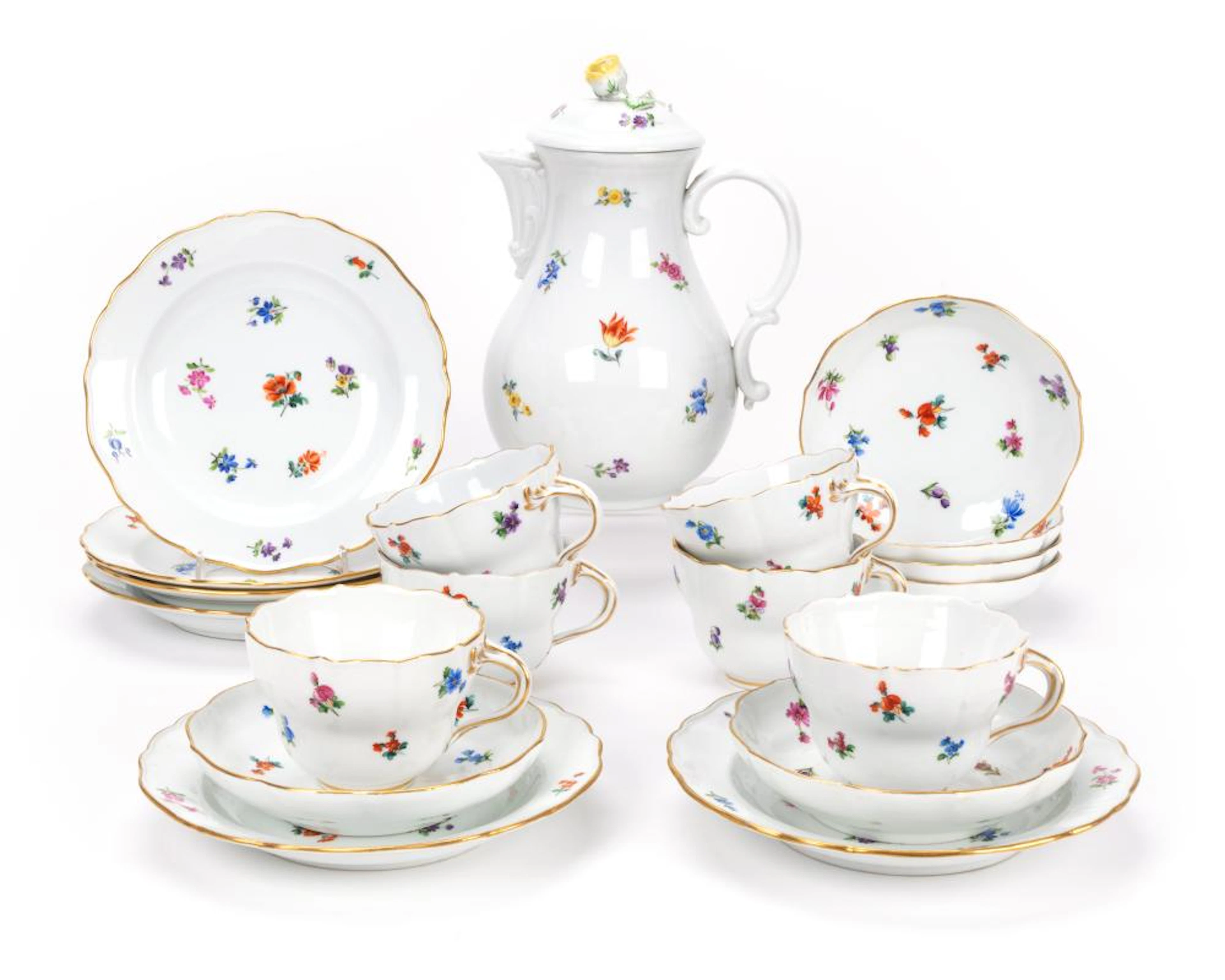 Meissen Kaffeeservice 'Streublümchen'