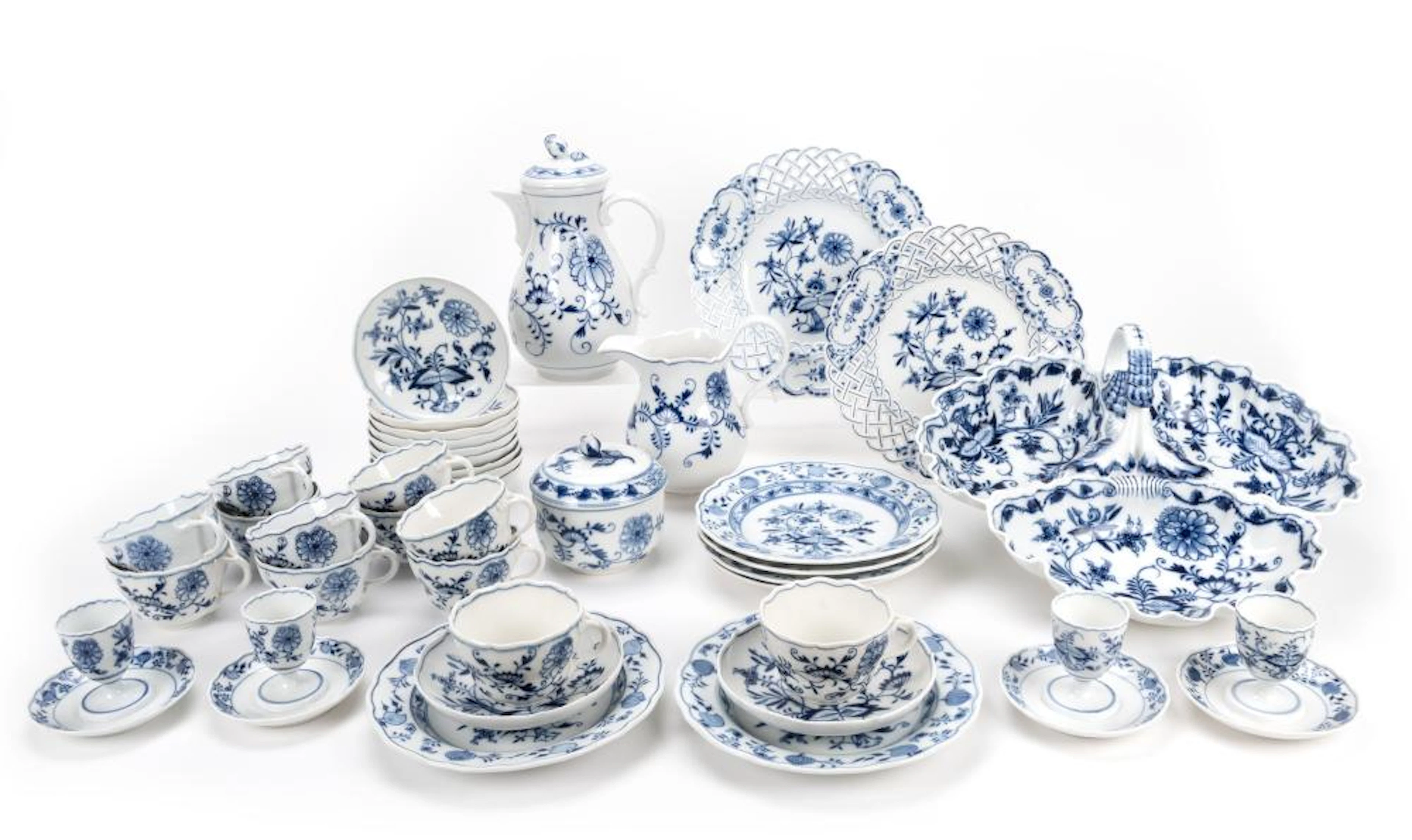 Meissen Kaffee- und Speiseservice 'Zwiebelmuster'