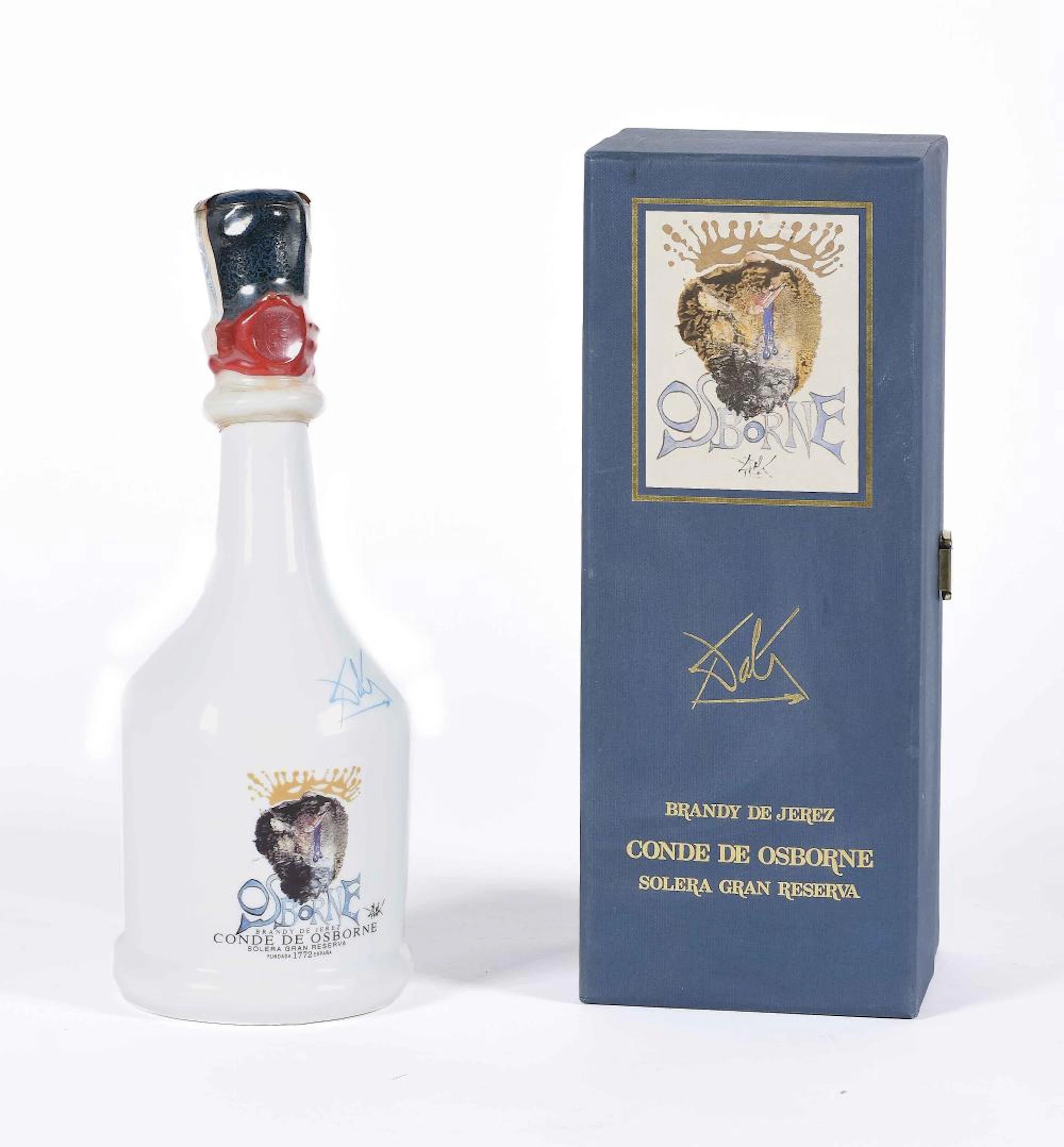 Botella de brandy de Jerez