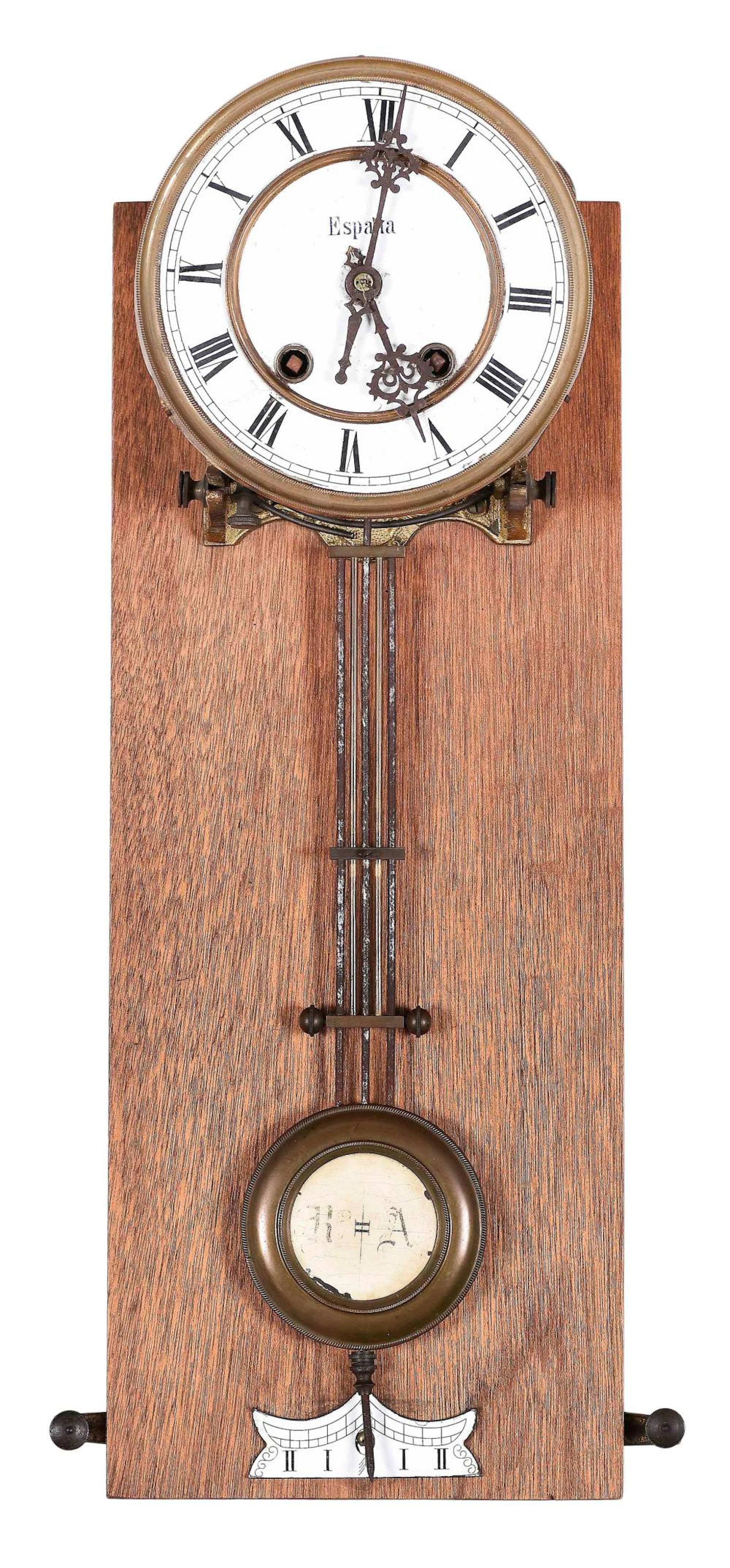 Reloj de pared. Con faltas.