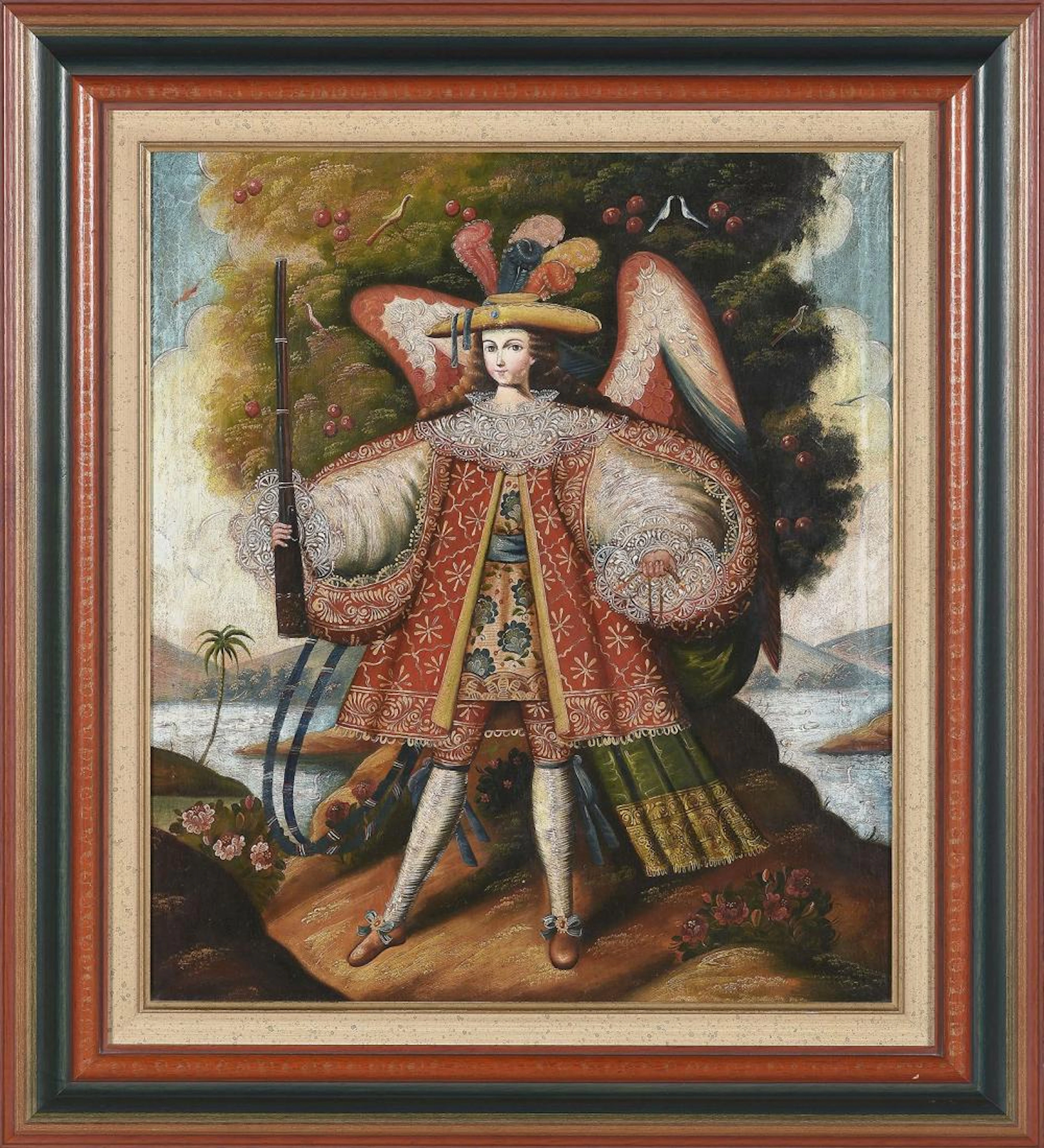 ESCUELA CUZQUEÑA (S. XX) - Ángel arcabucero?