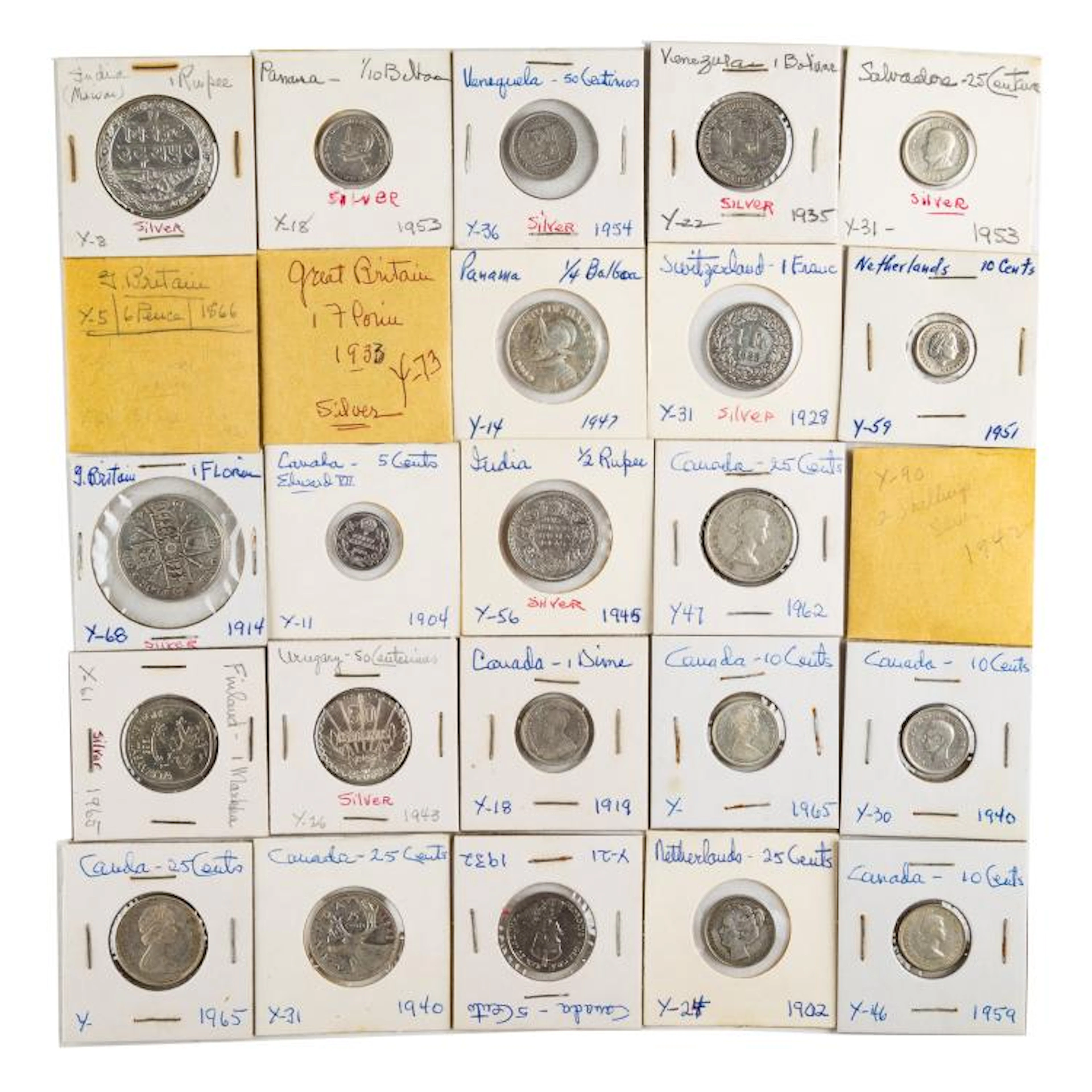46 Interesting Coins, mostly silver, some better.