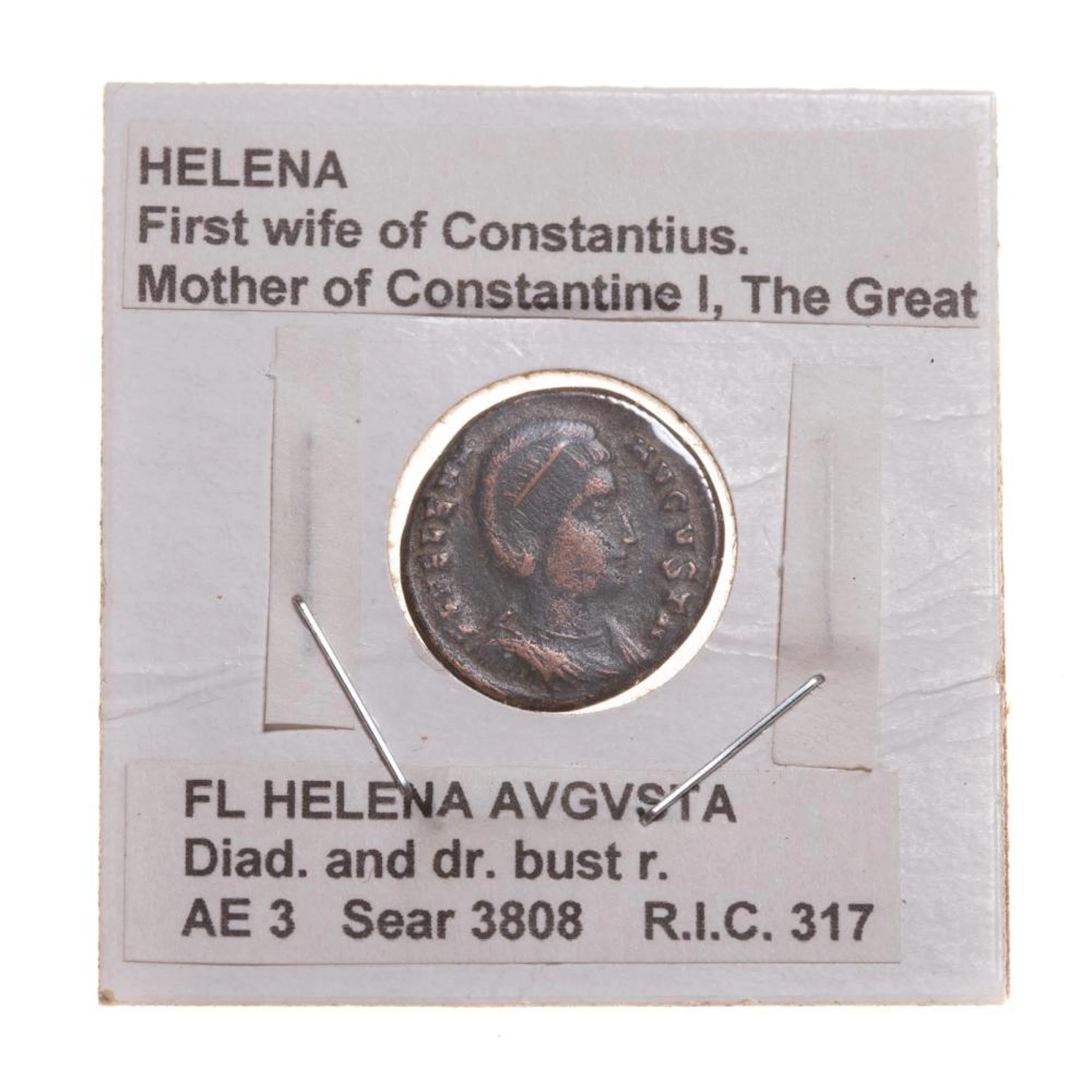 St. Helena, Empress, mother of Constantine, AE3