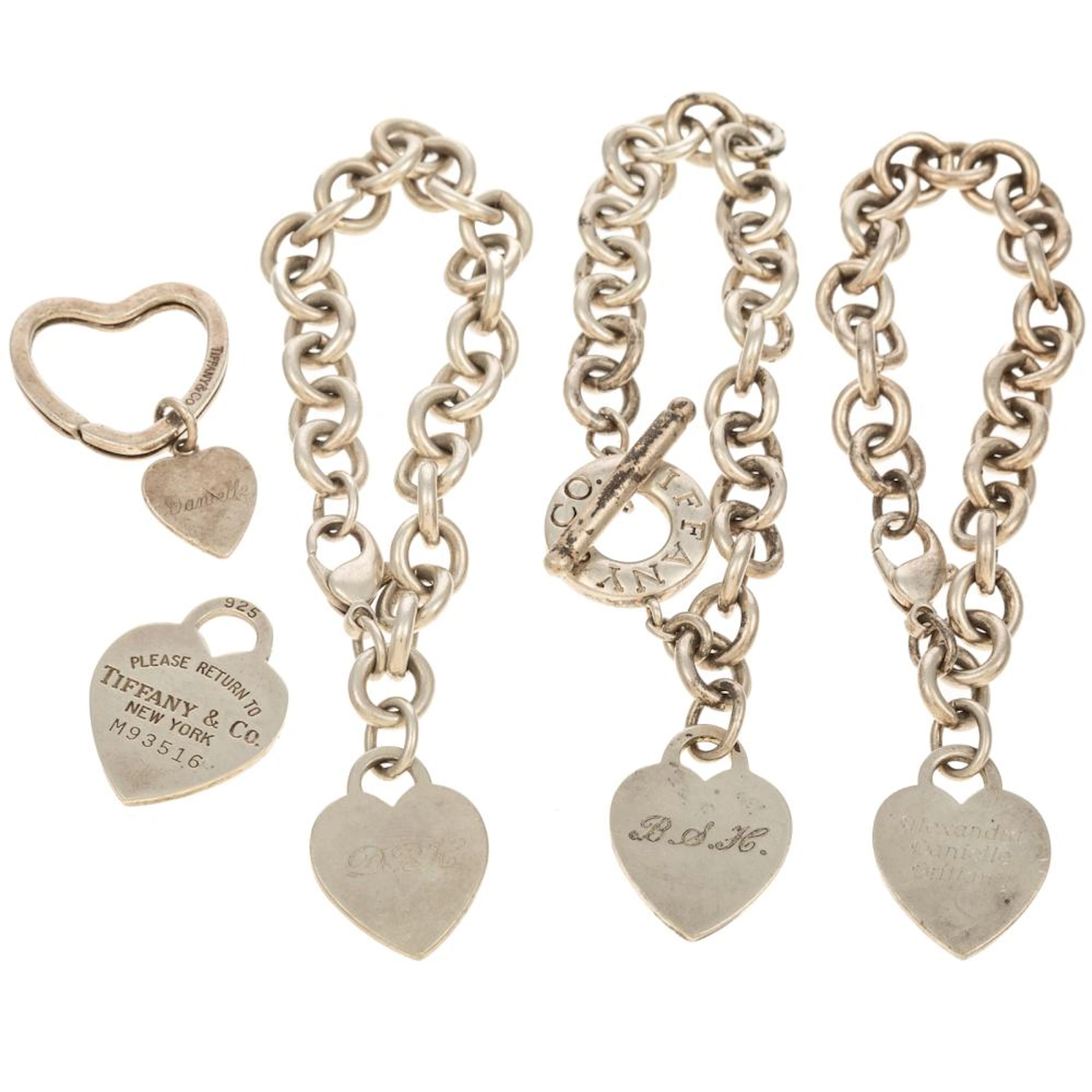A Collection of Tiffany & Co Charm Jewelry