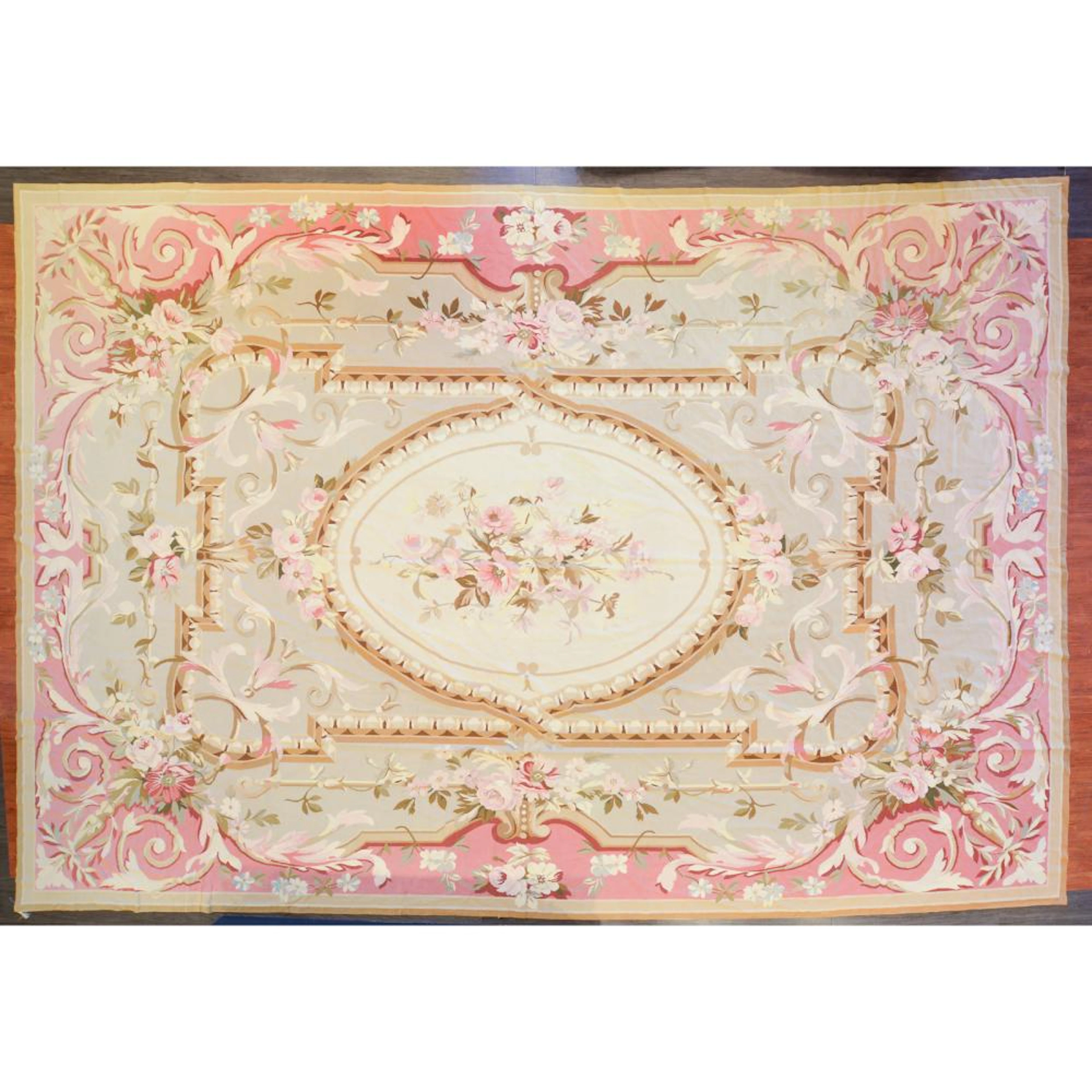 Aubusson Design Rug, China, 13.4 x 18.9