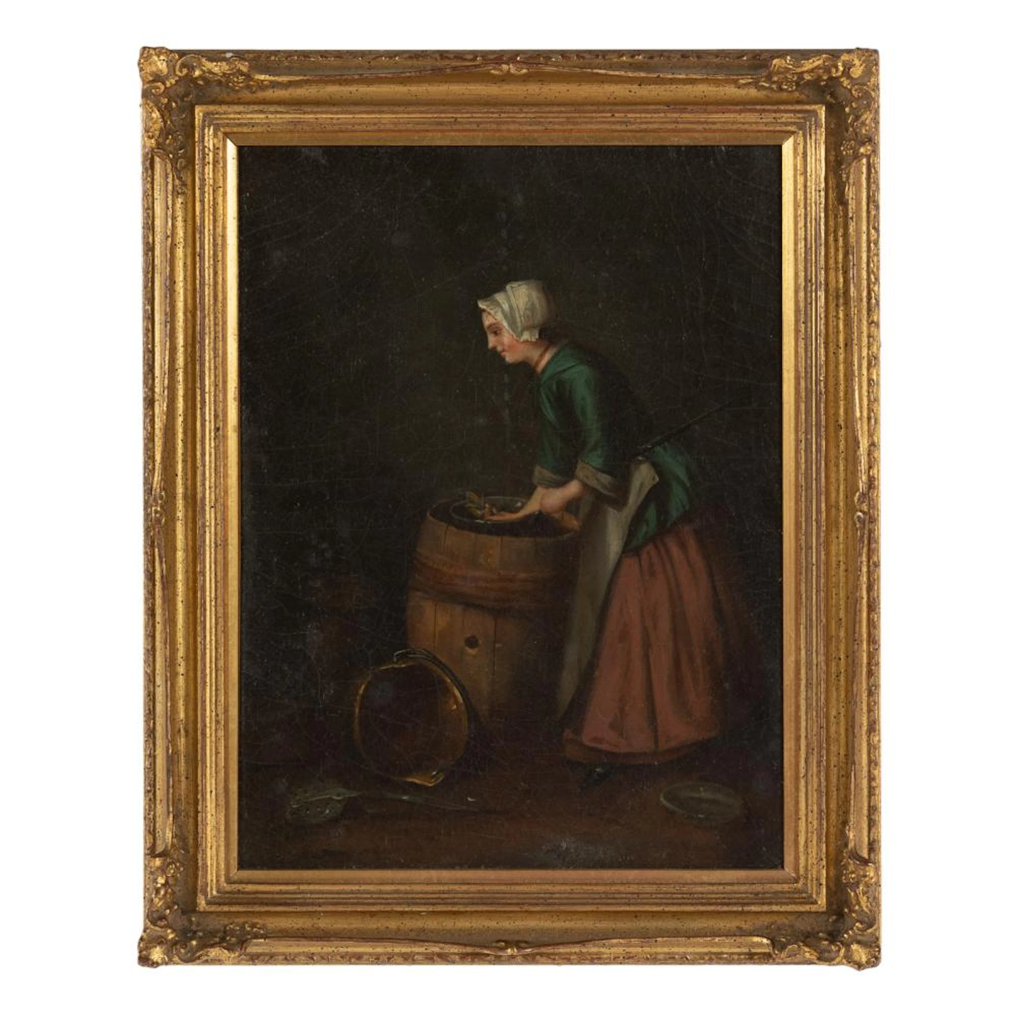 After Chardin. Scullery Maid, oil