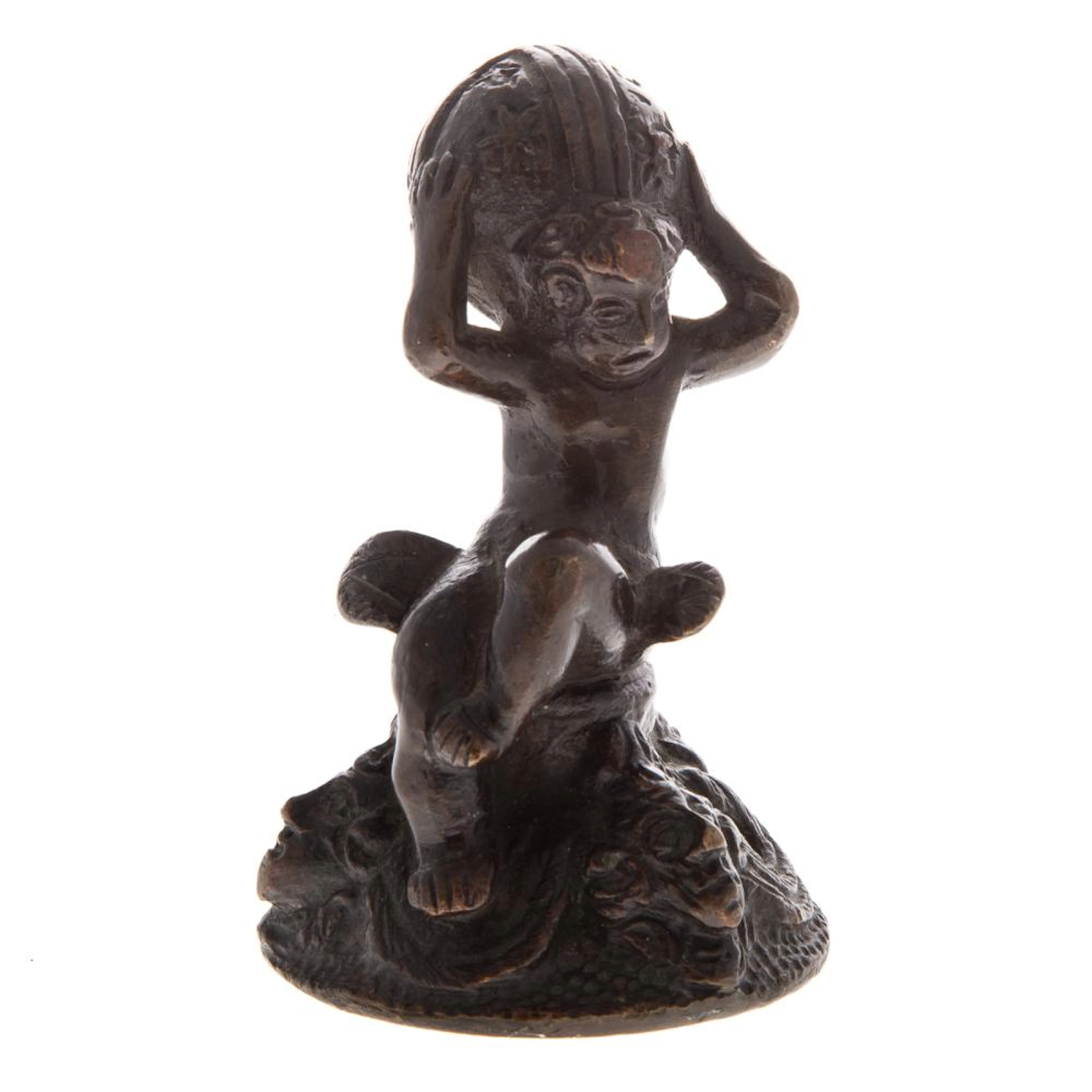 Late Renaissance Miniature Atlas Bronze