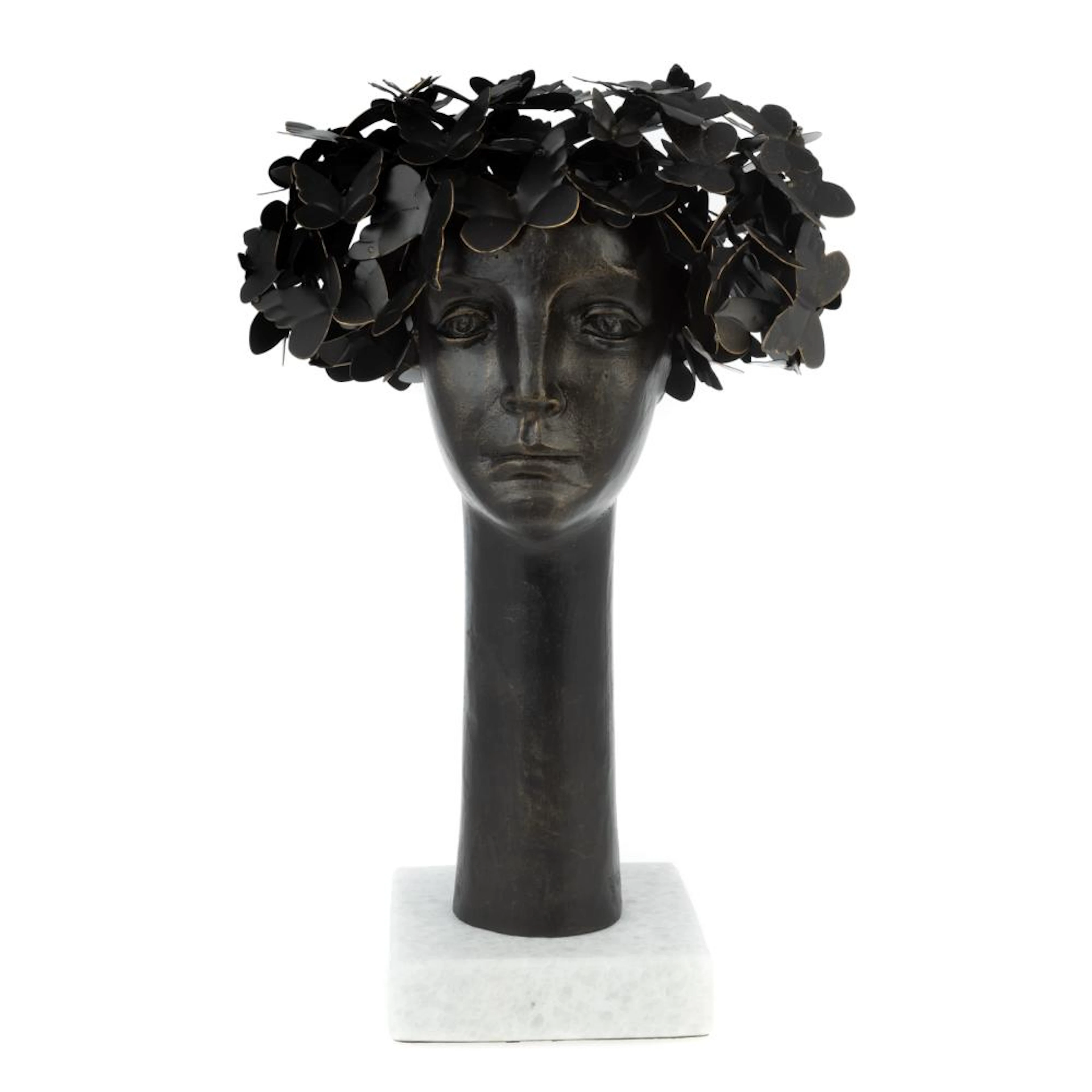 American 20th century. "Butterflies for Brains," iron sculpture