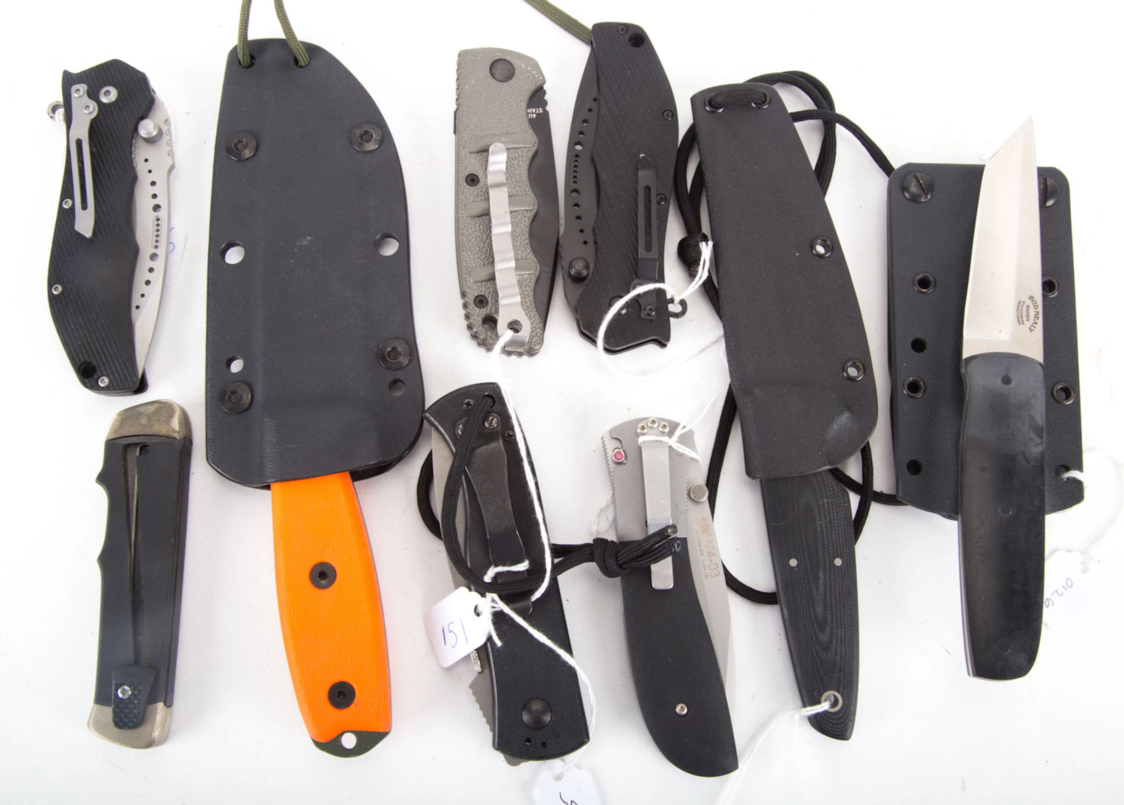 Assorted knives