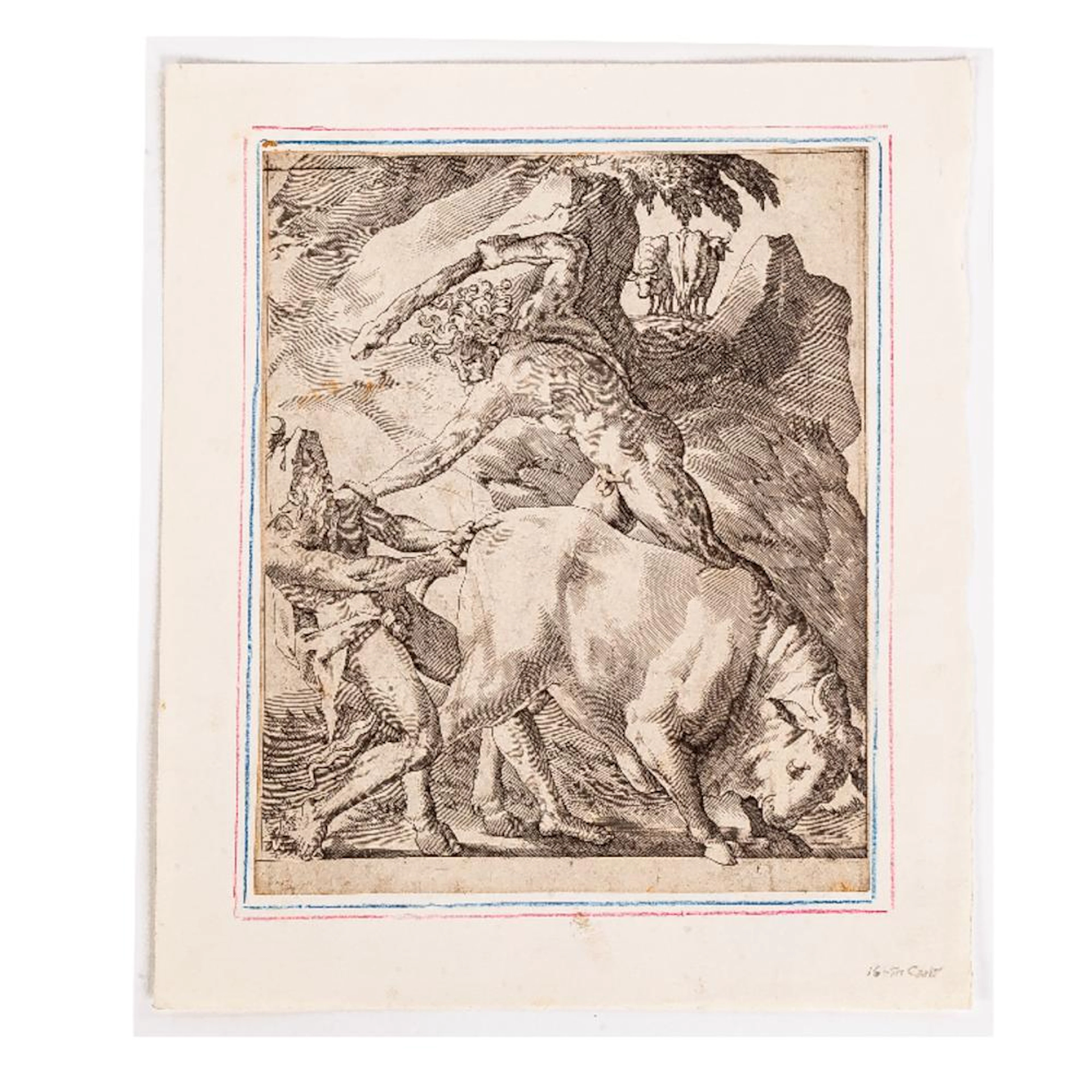 Giovanni Jacopo Caraglio. Hercules Fighting Cacus