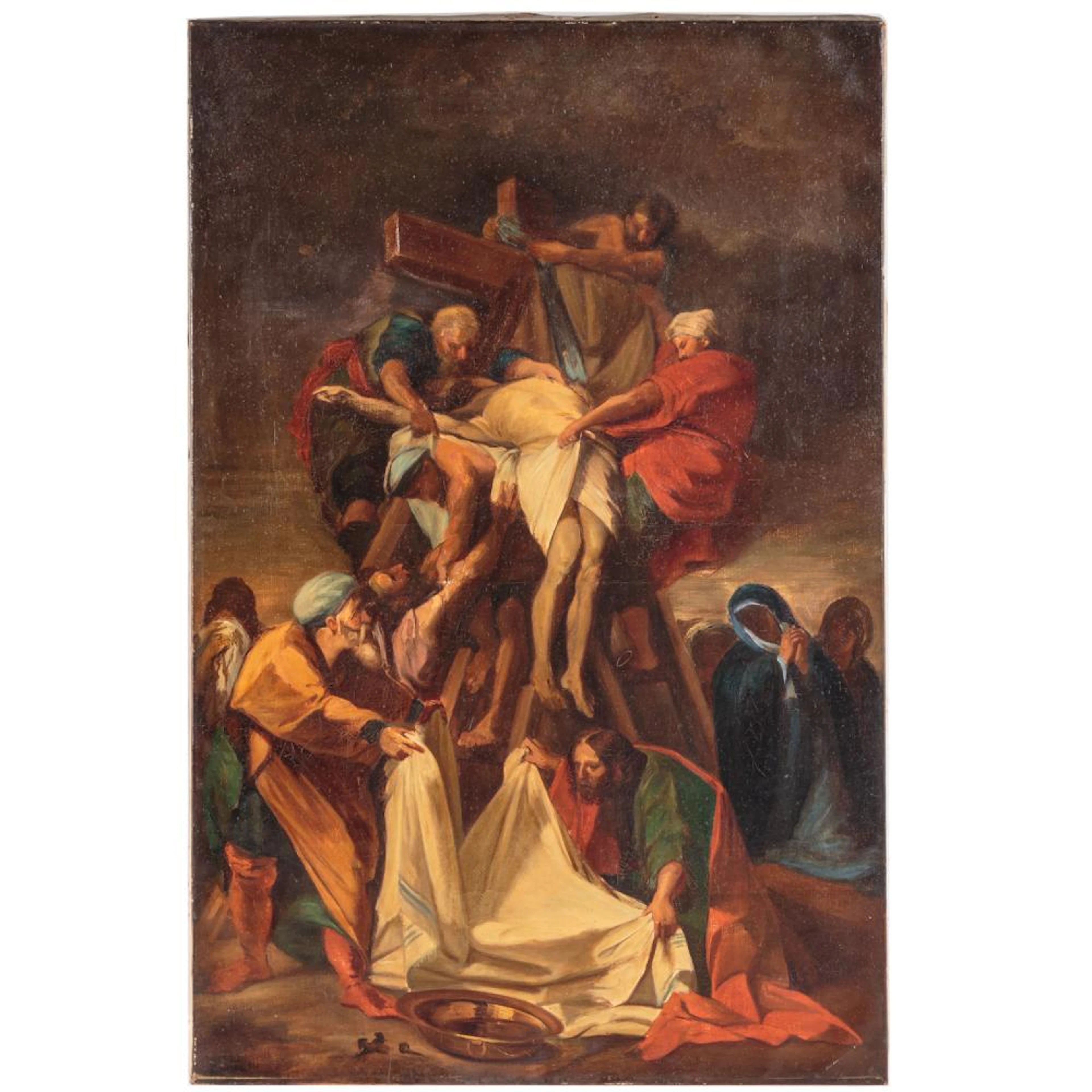 After Jean-Baptiste Jouvenet. The Descent, oil