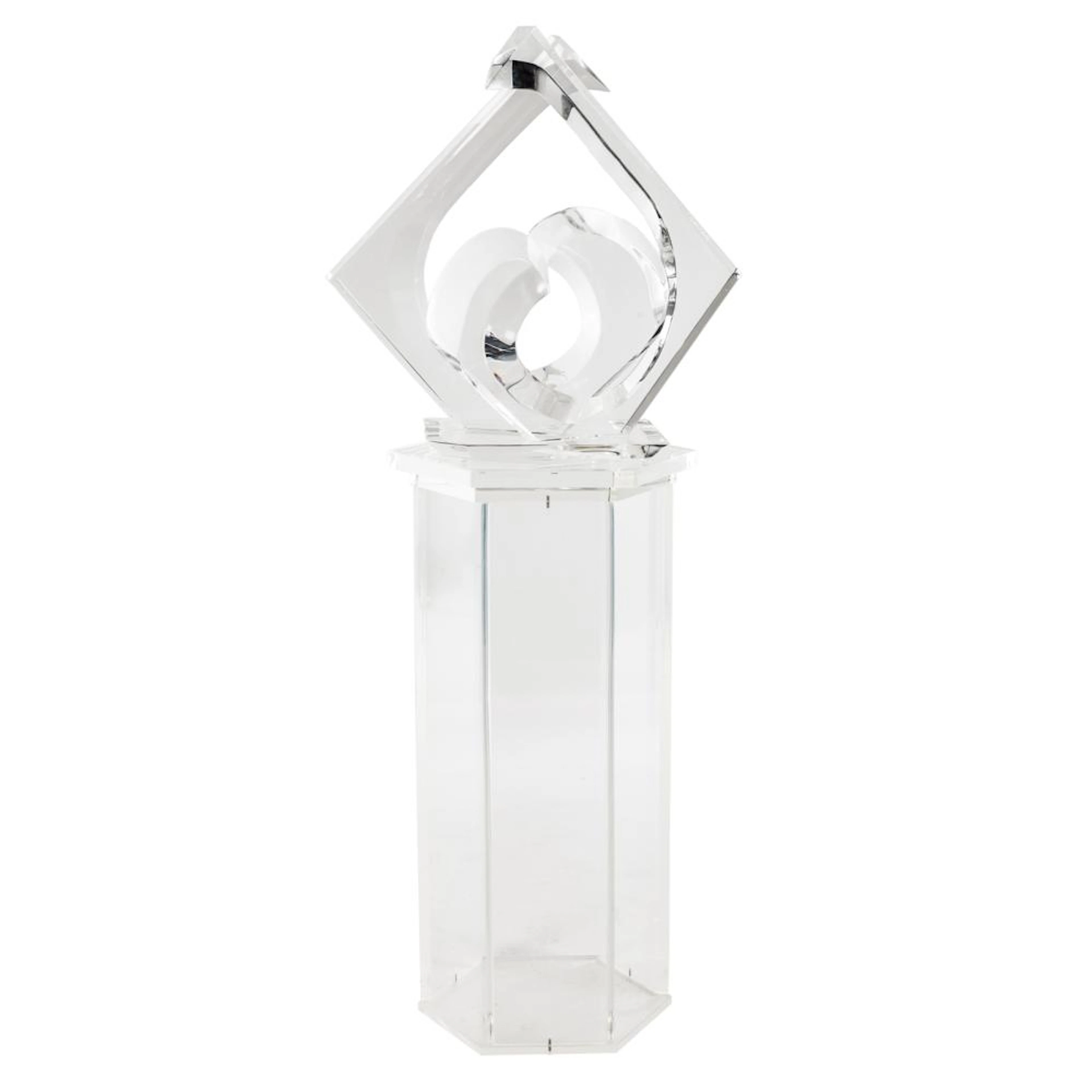 Hivo G. Van Teal. Untitled, lucite sculpture