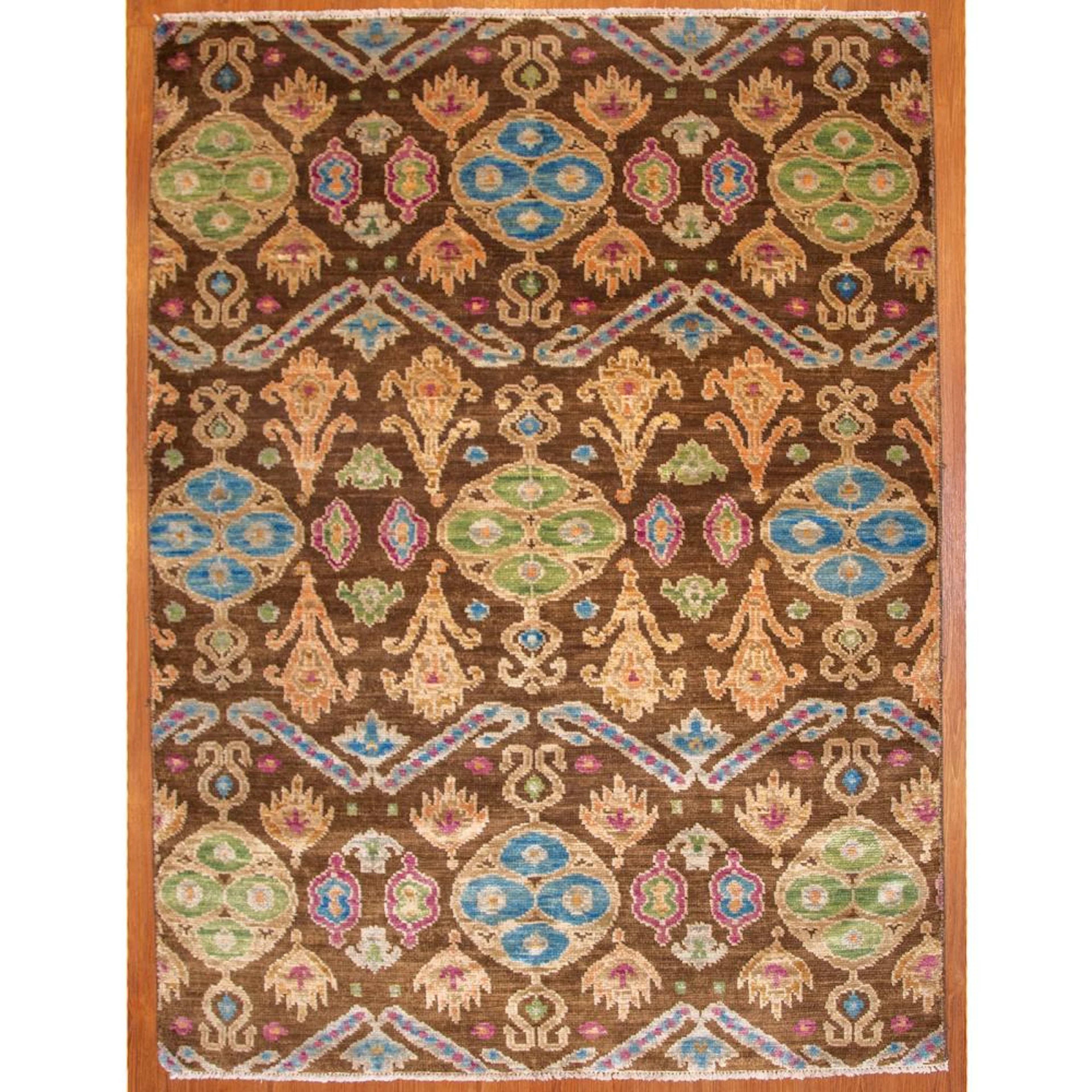 Tibetan Rug, Nepal, 5 x 6.9