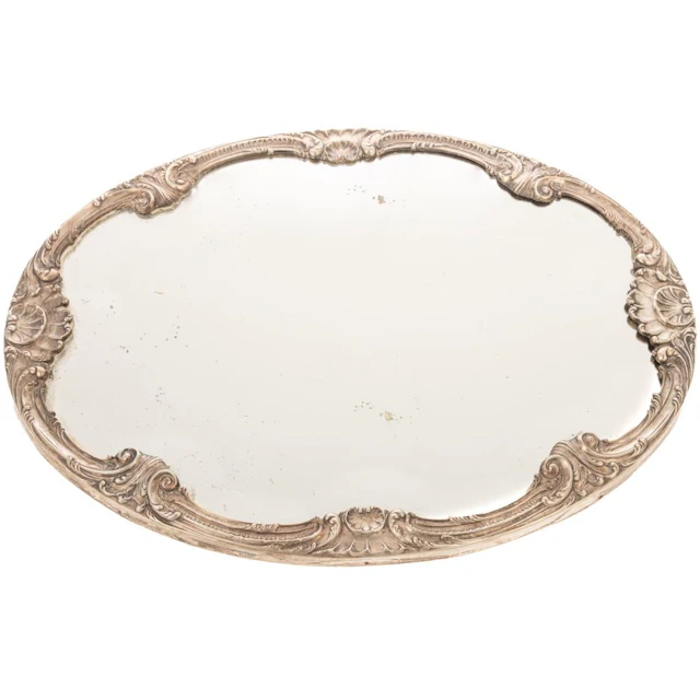 Camusso Sterling-Mounted Mirrored Plateau