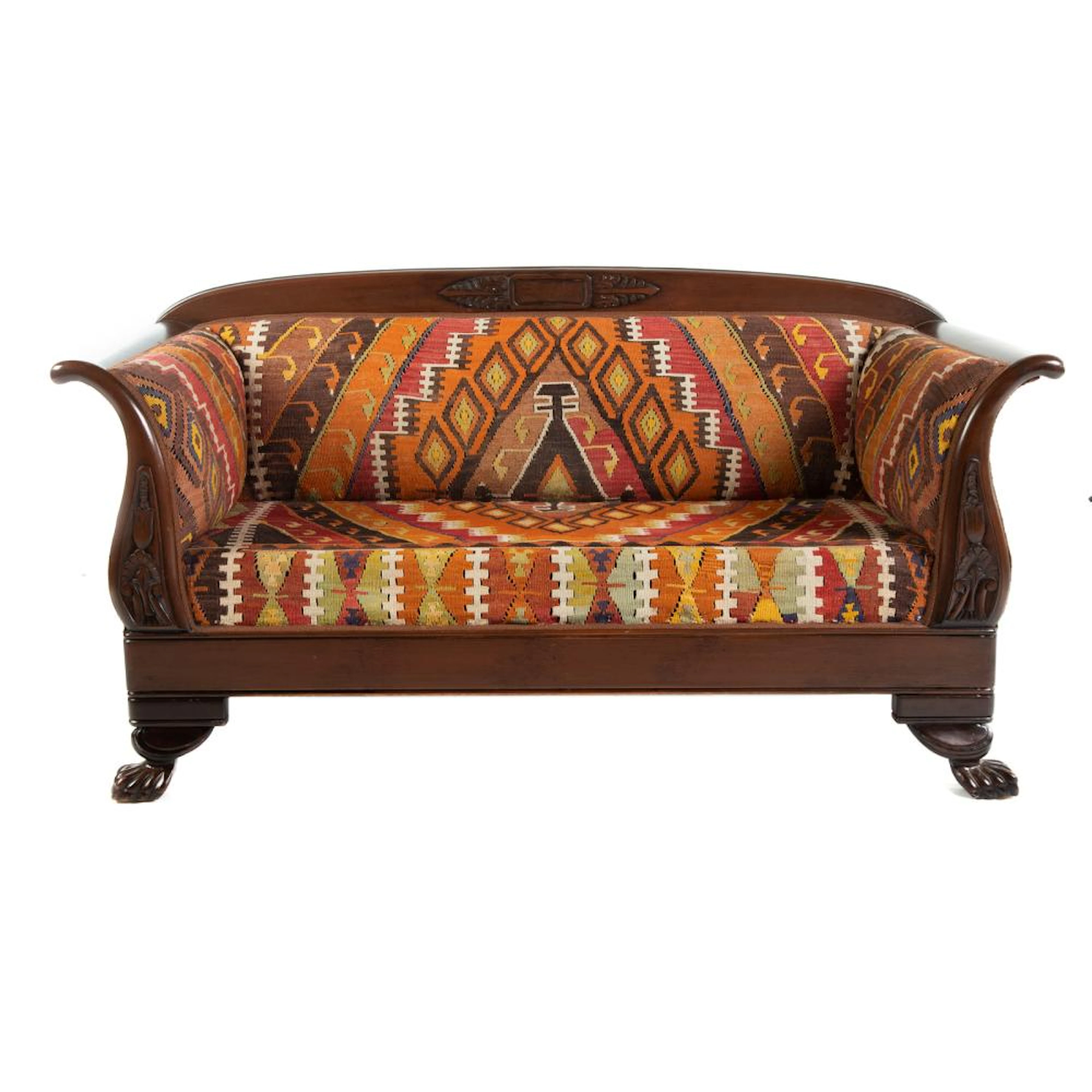 Classical Style Mahogany Sofa