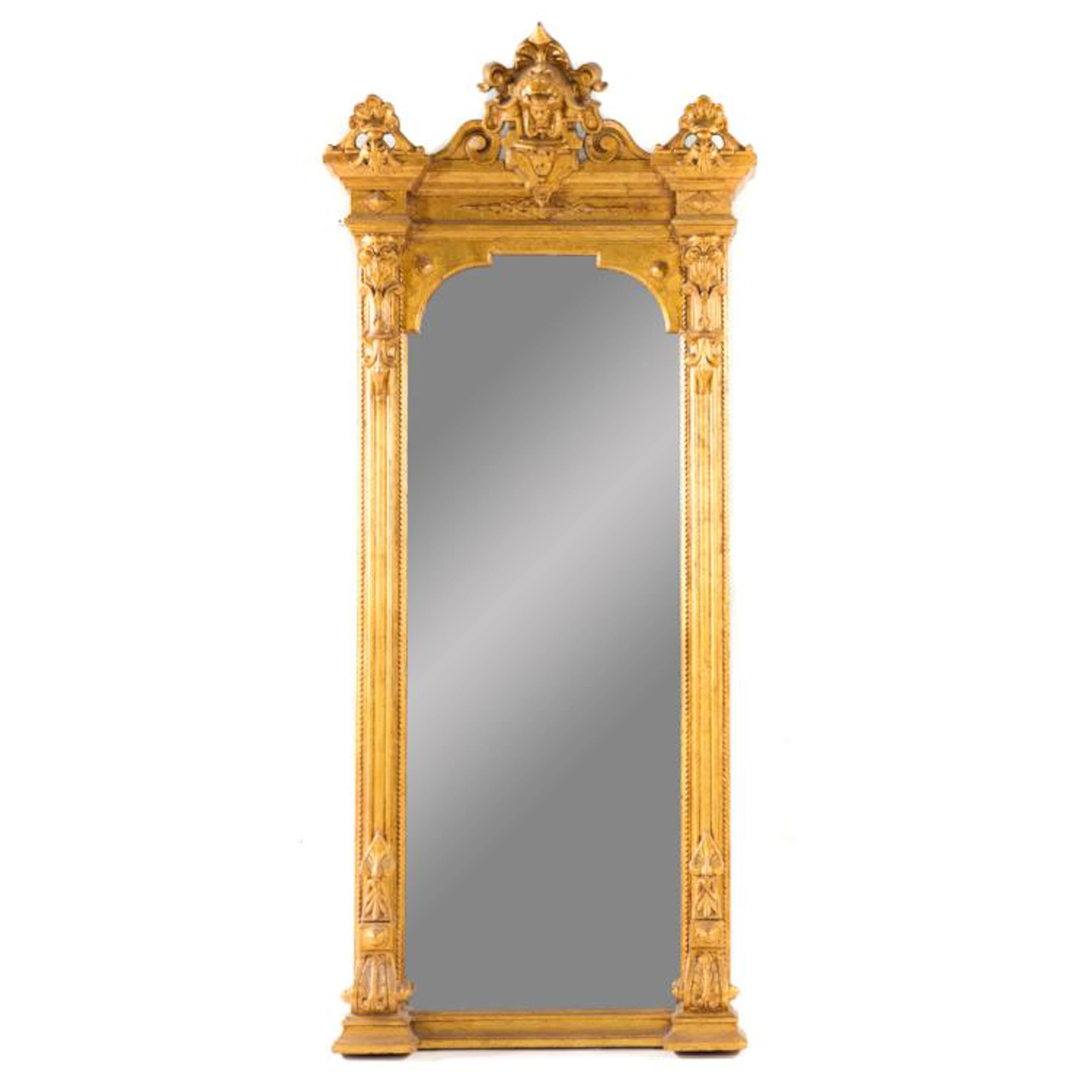 American Renaissance Revival giltwood pier mirror