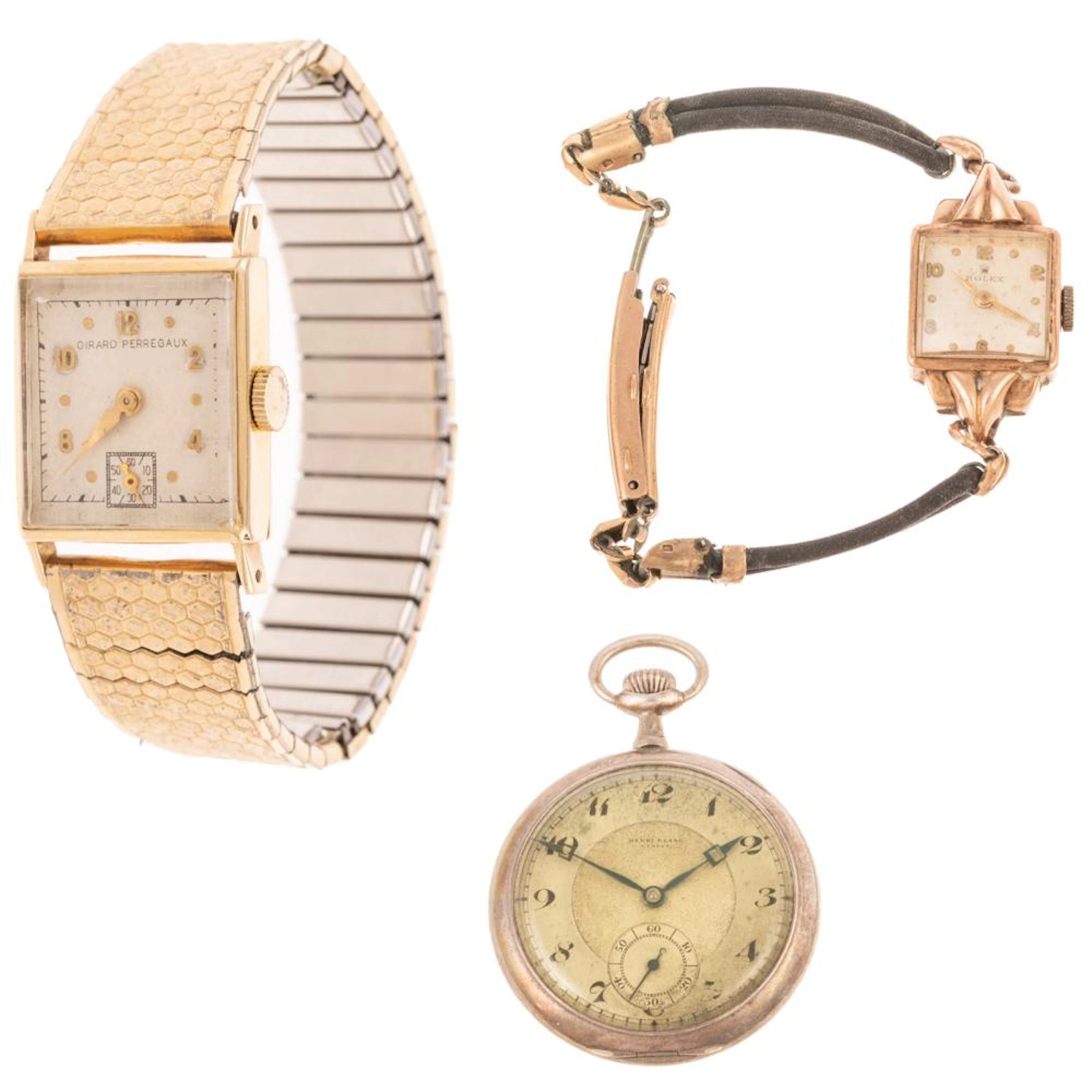 A Vintage Timepiece Collection Including Rolex