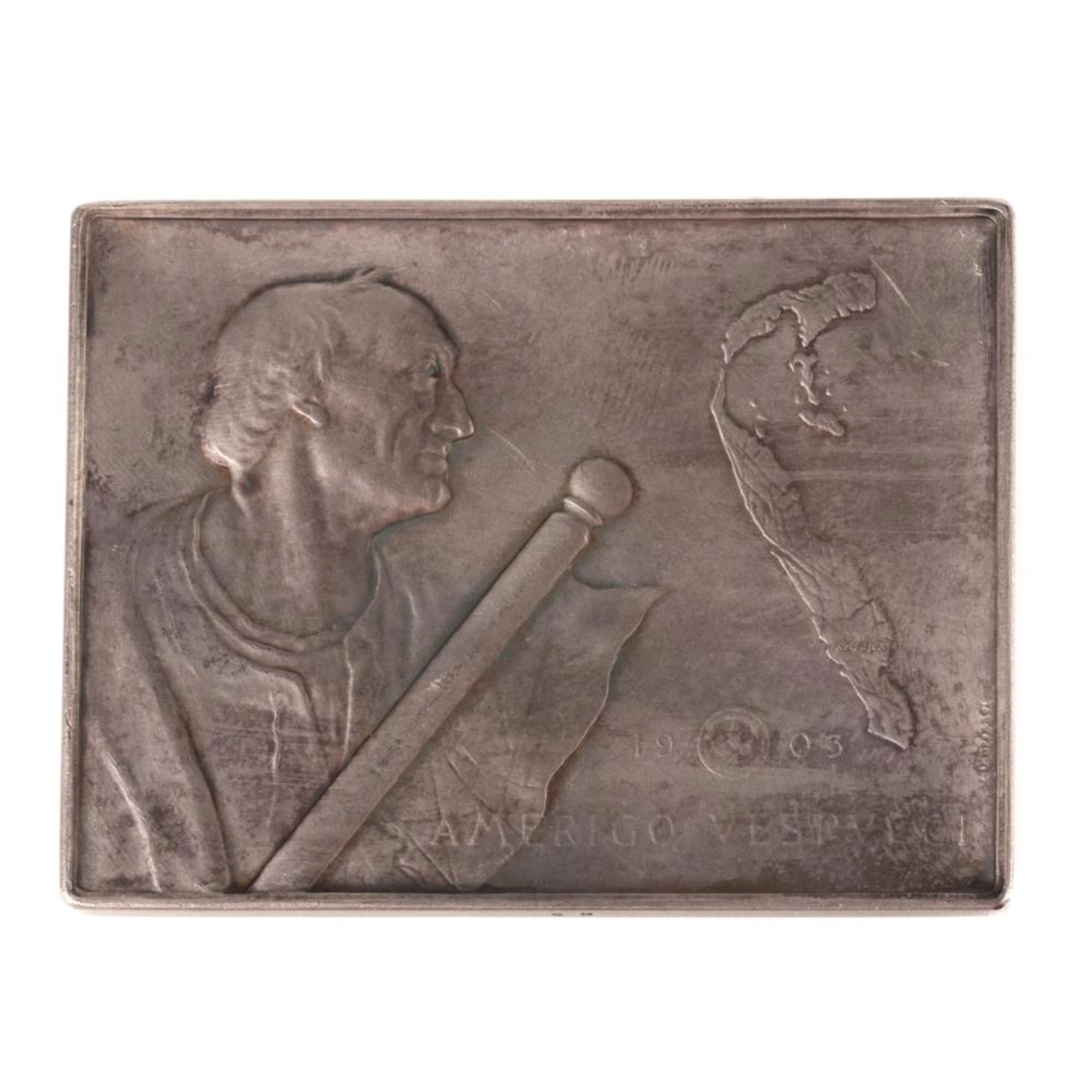 Silver Amerigo Vespuccci Medal 1903