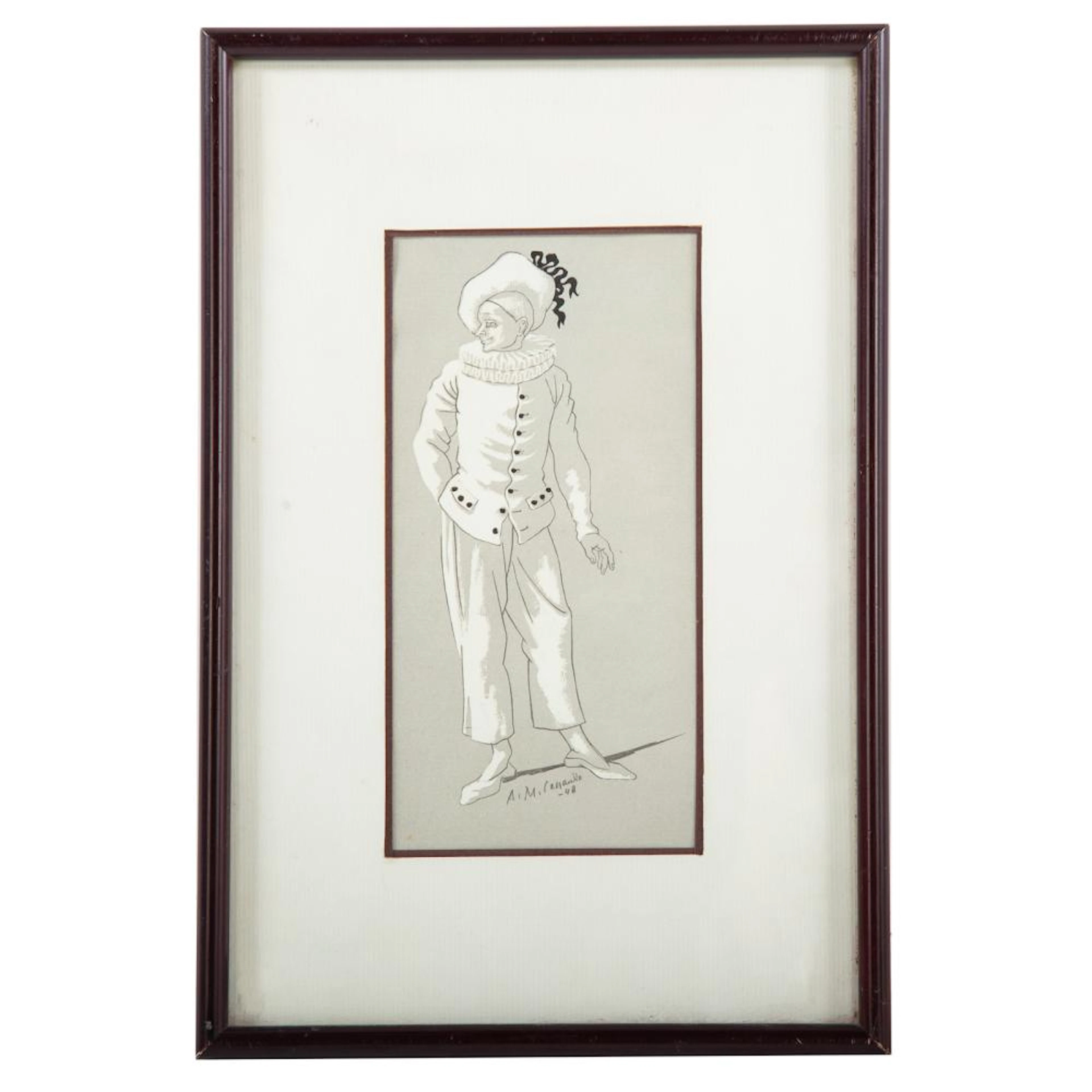 A.M. Cassandre. Costume Design, gouache