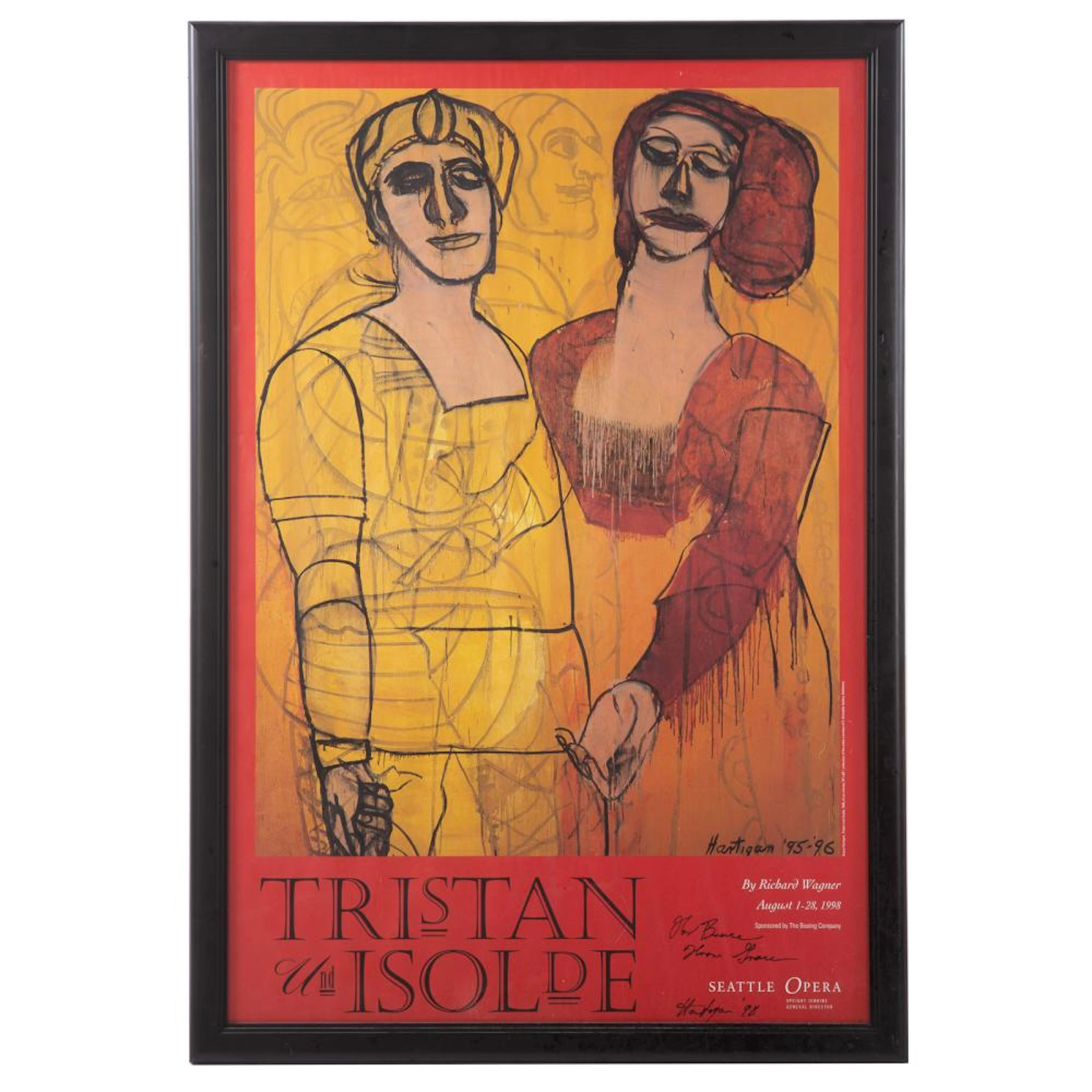 Grace Hartigan. "Tristan und Isolde," Offset Litho