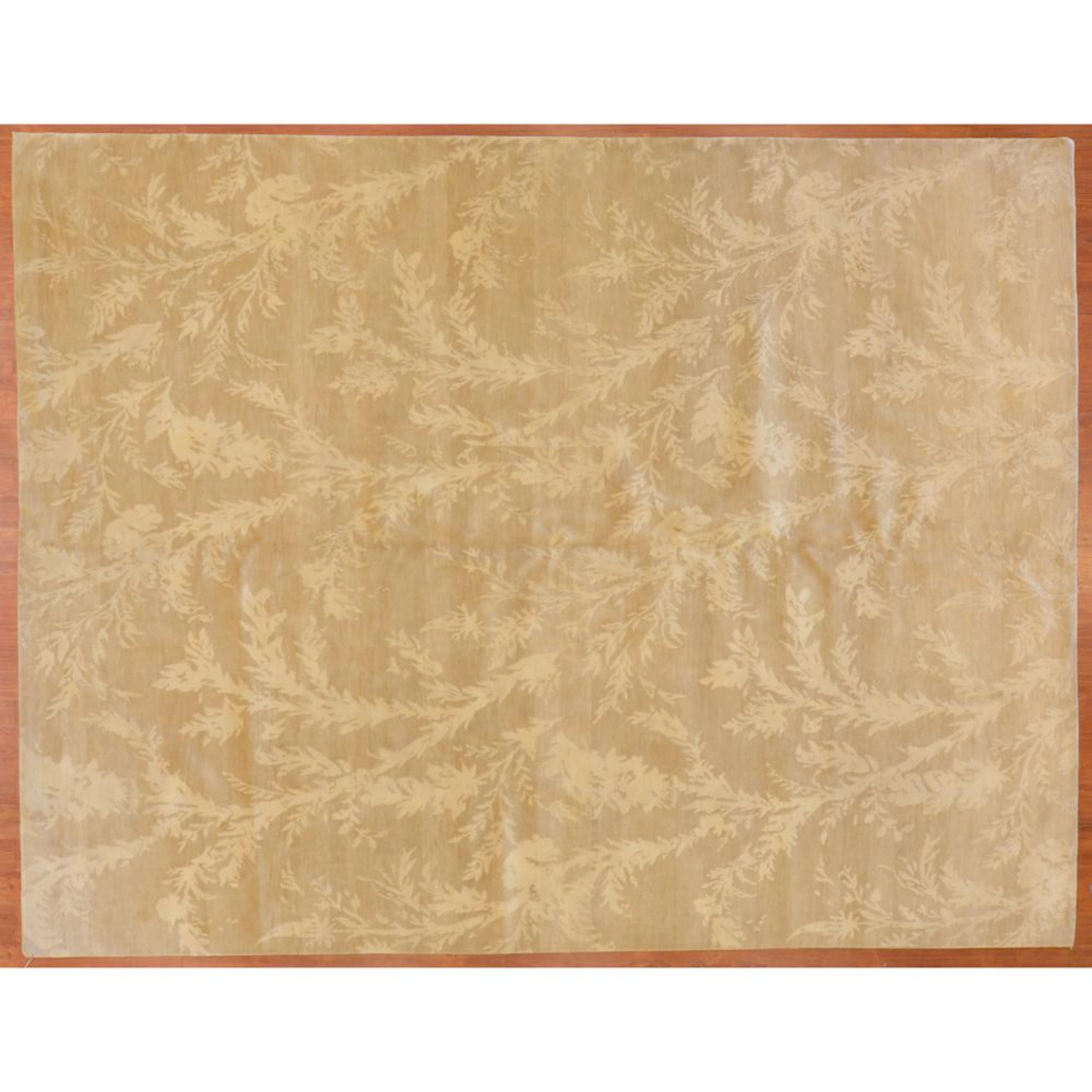 Tone-on-Tone Tibetan Rug, Nepal, 8 x 10