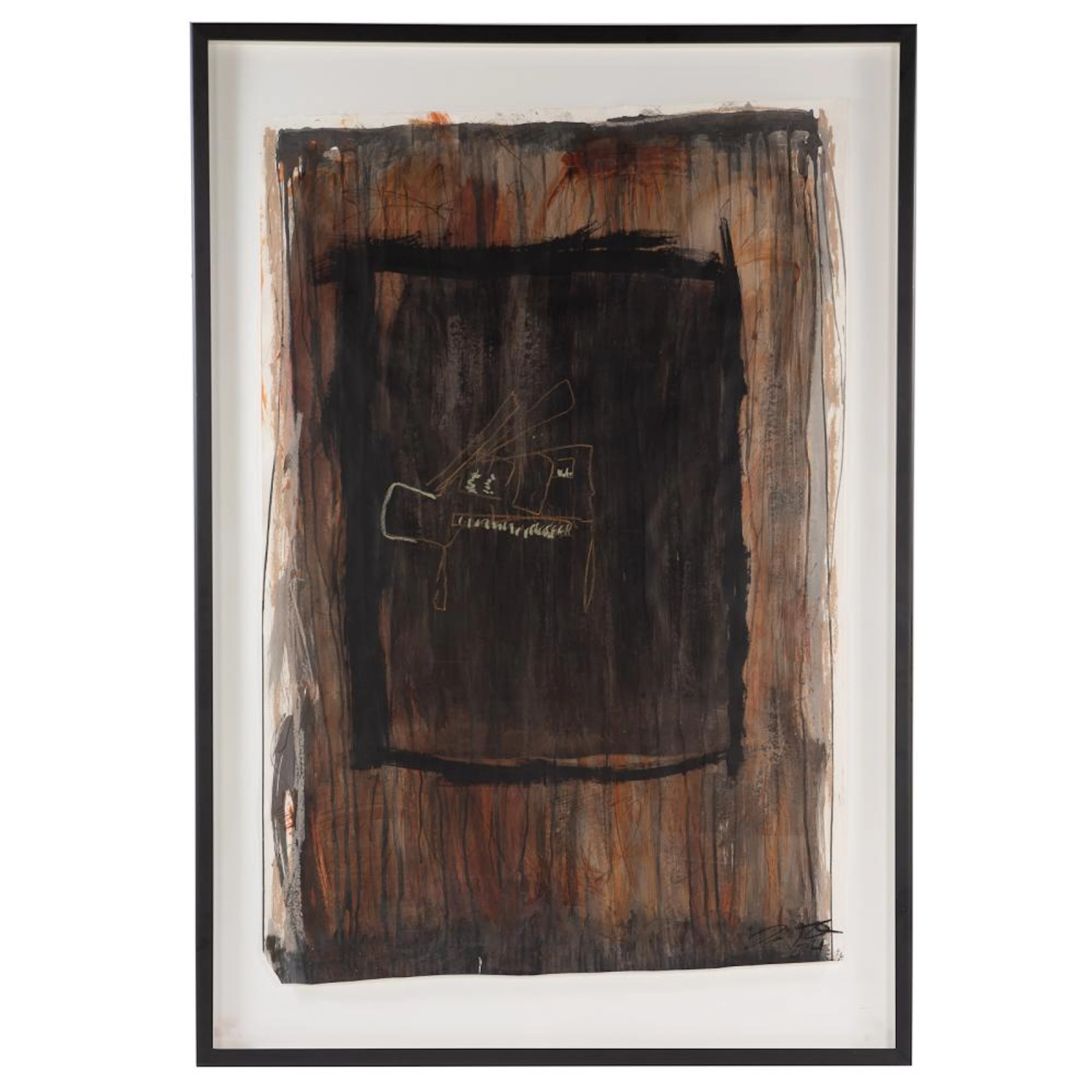 Debra Diamond. Piano with Orange, oil