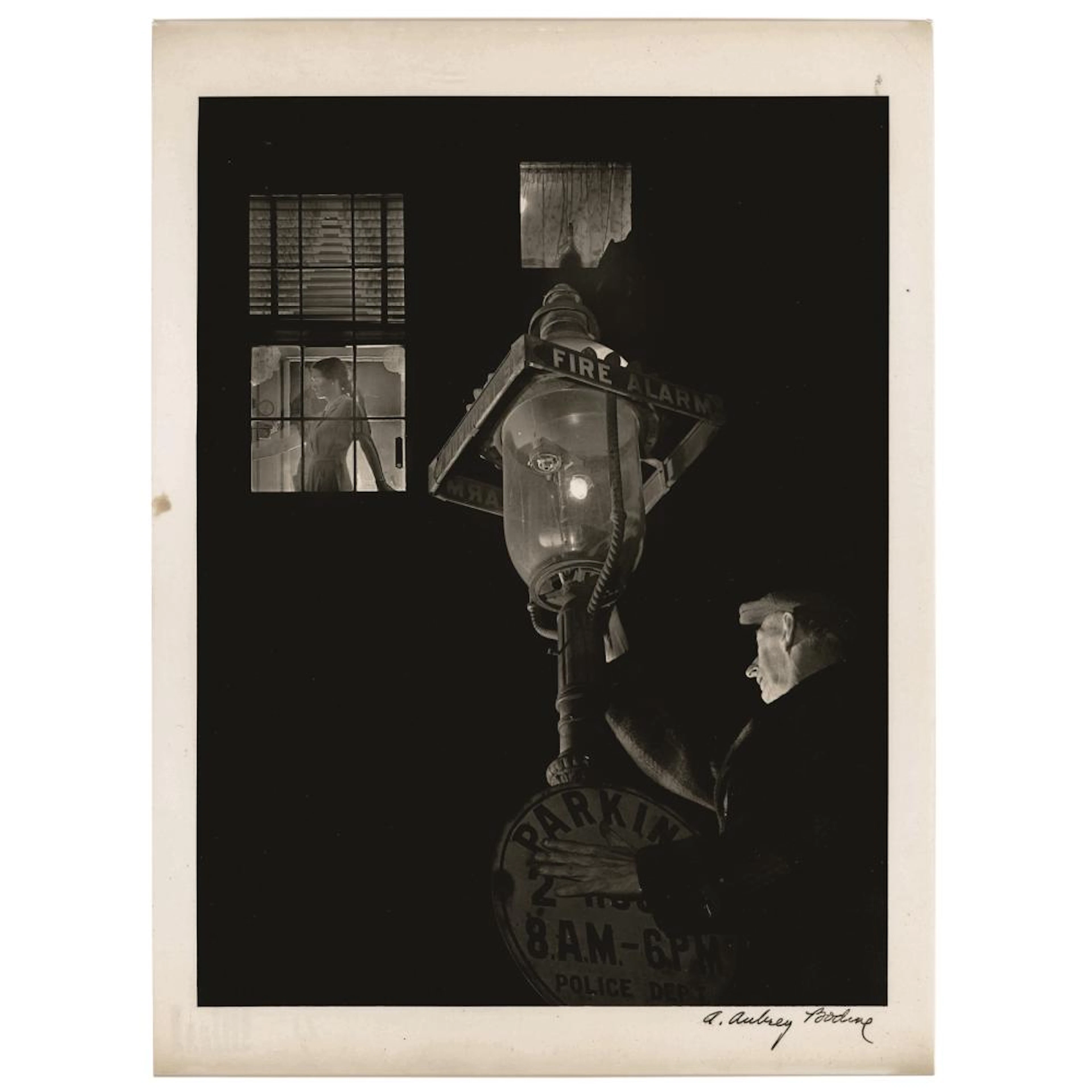 A. Aubrey Bodine. "Lamplighter," photograph