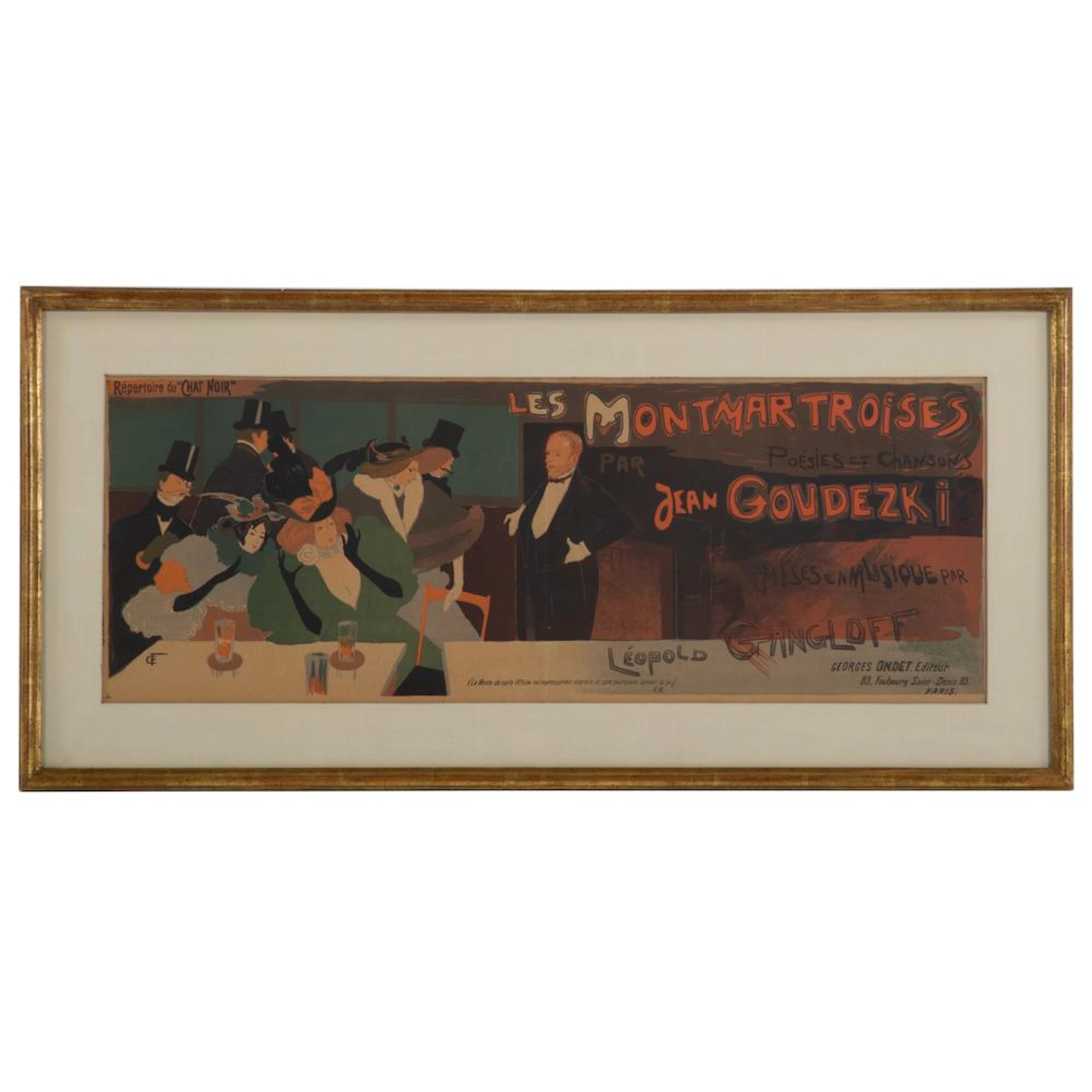 Georges de Feure. "Les Montmartroises," lithograph