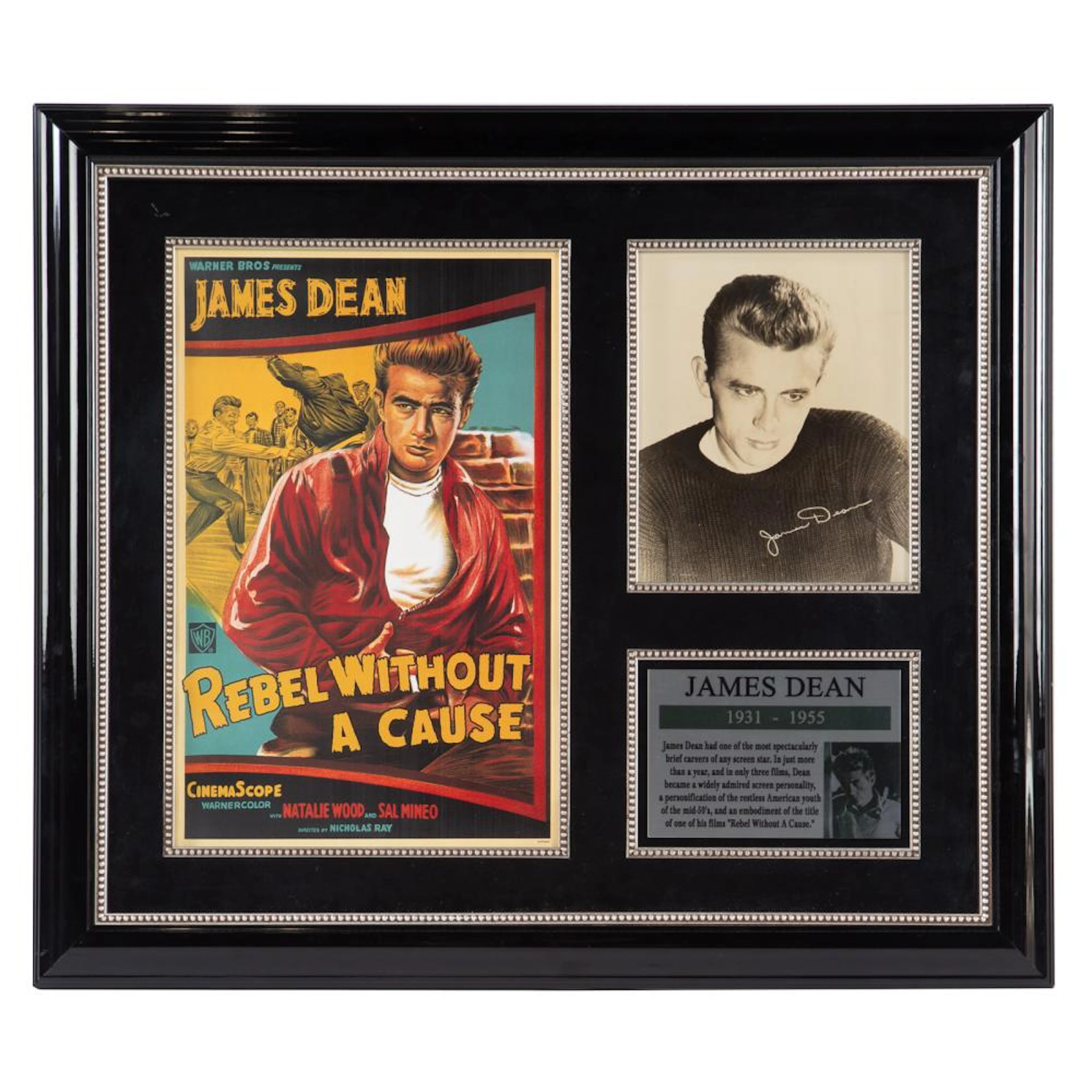 James Dean Shadow Box Display