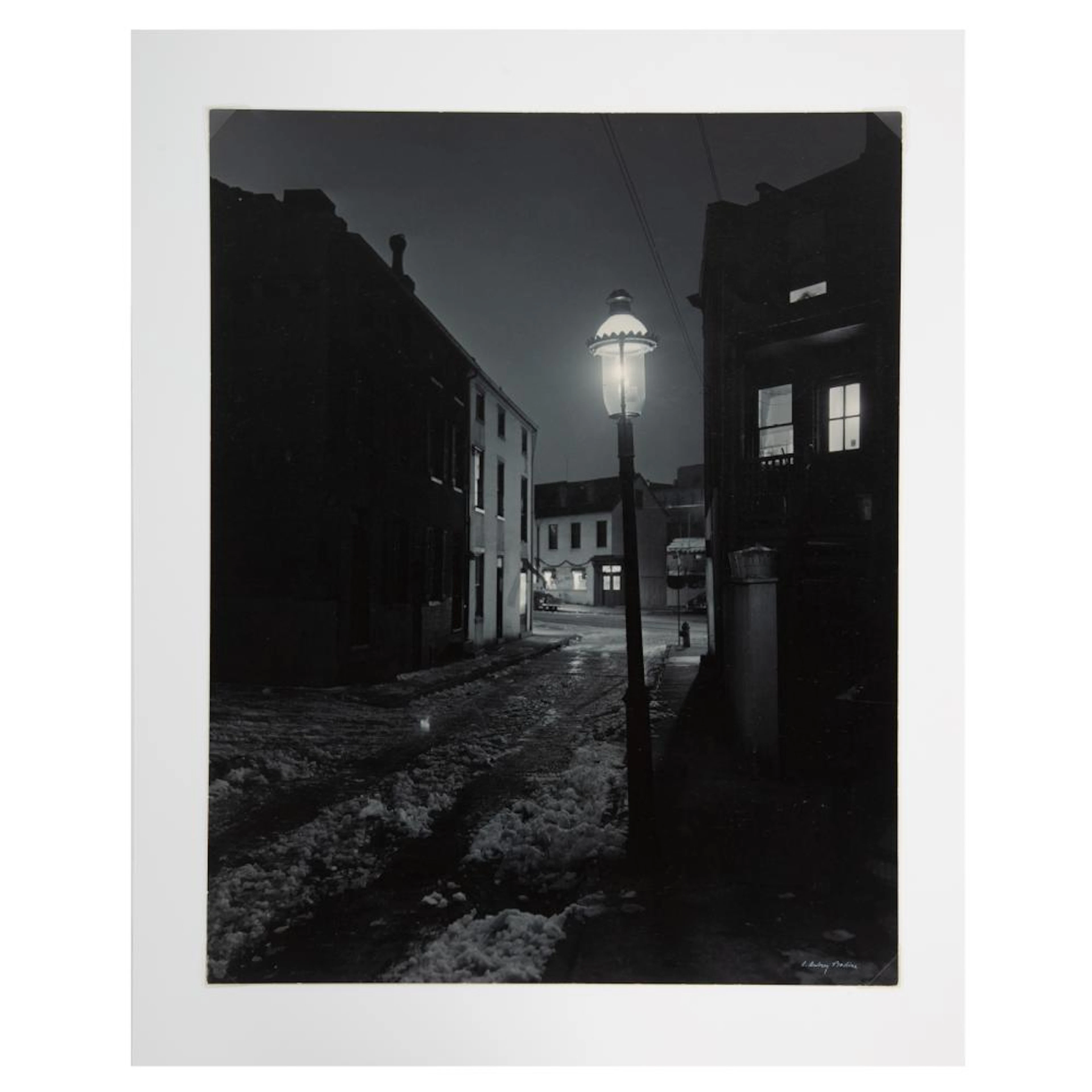 A. Aubrey Bodine. "Tyson Street," photograph