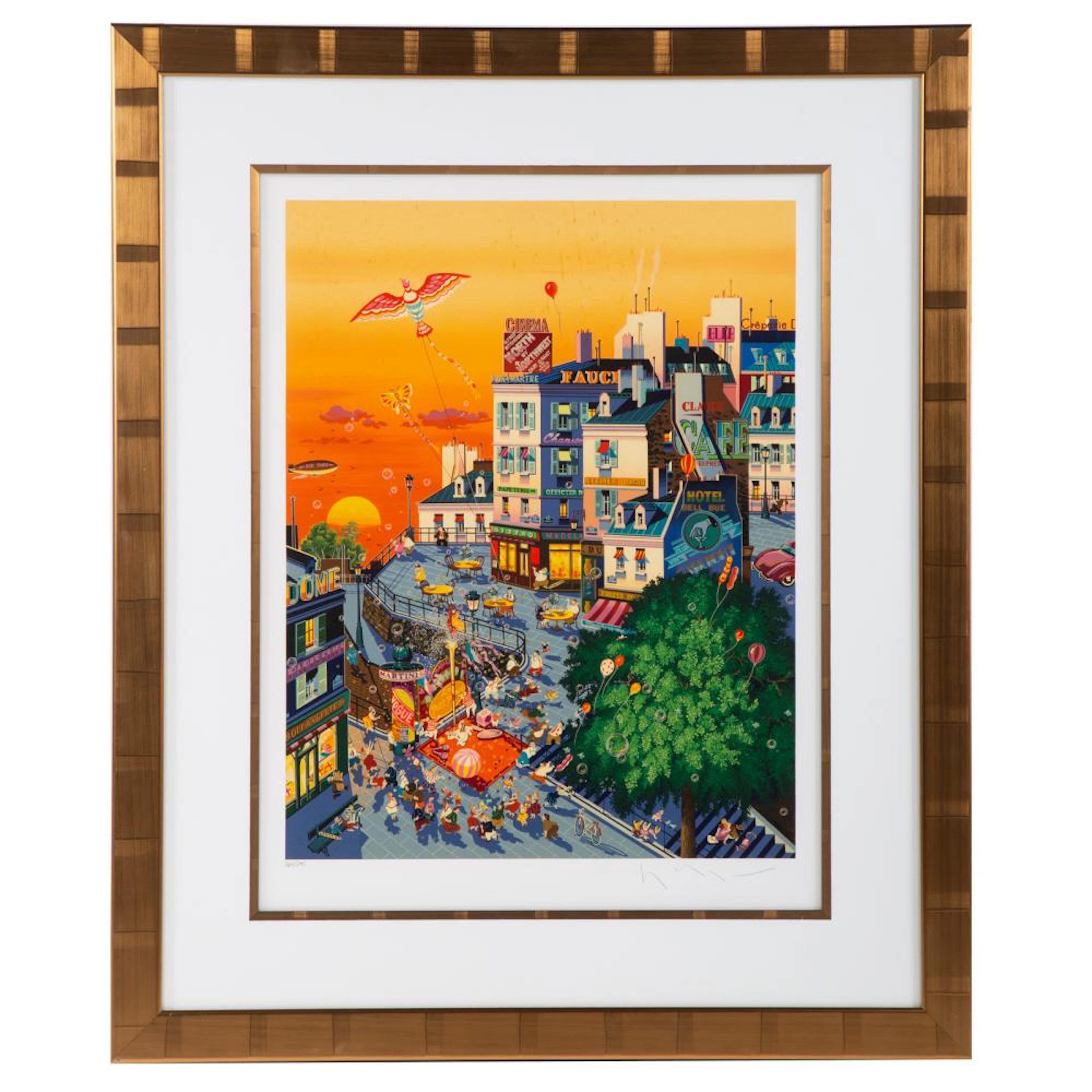 Hiro Yamagata. "Magician," color serigraph