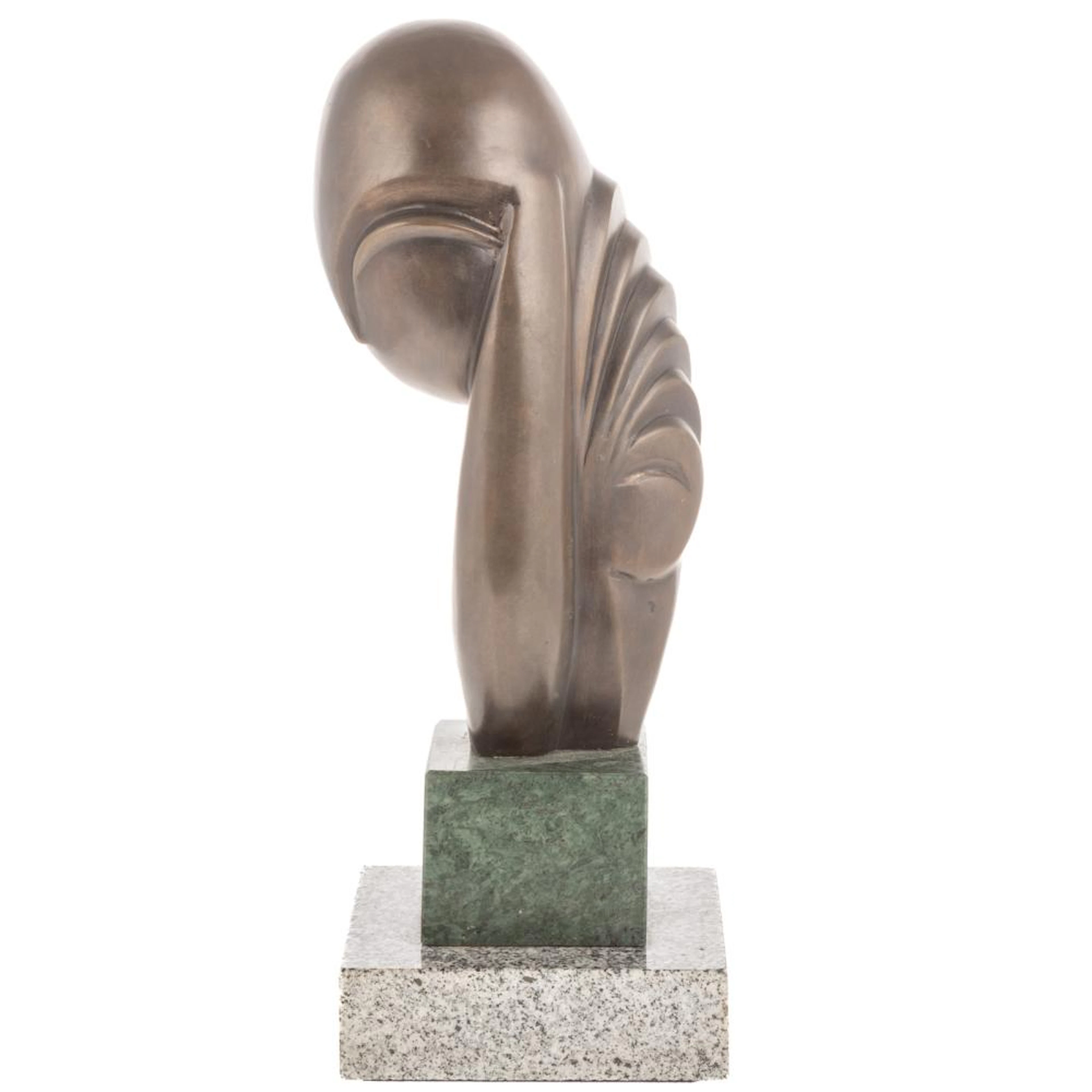 After Constantin Brancusi. Mademoiselle Pogany III, bronze
