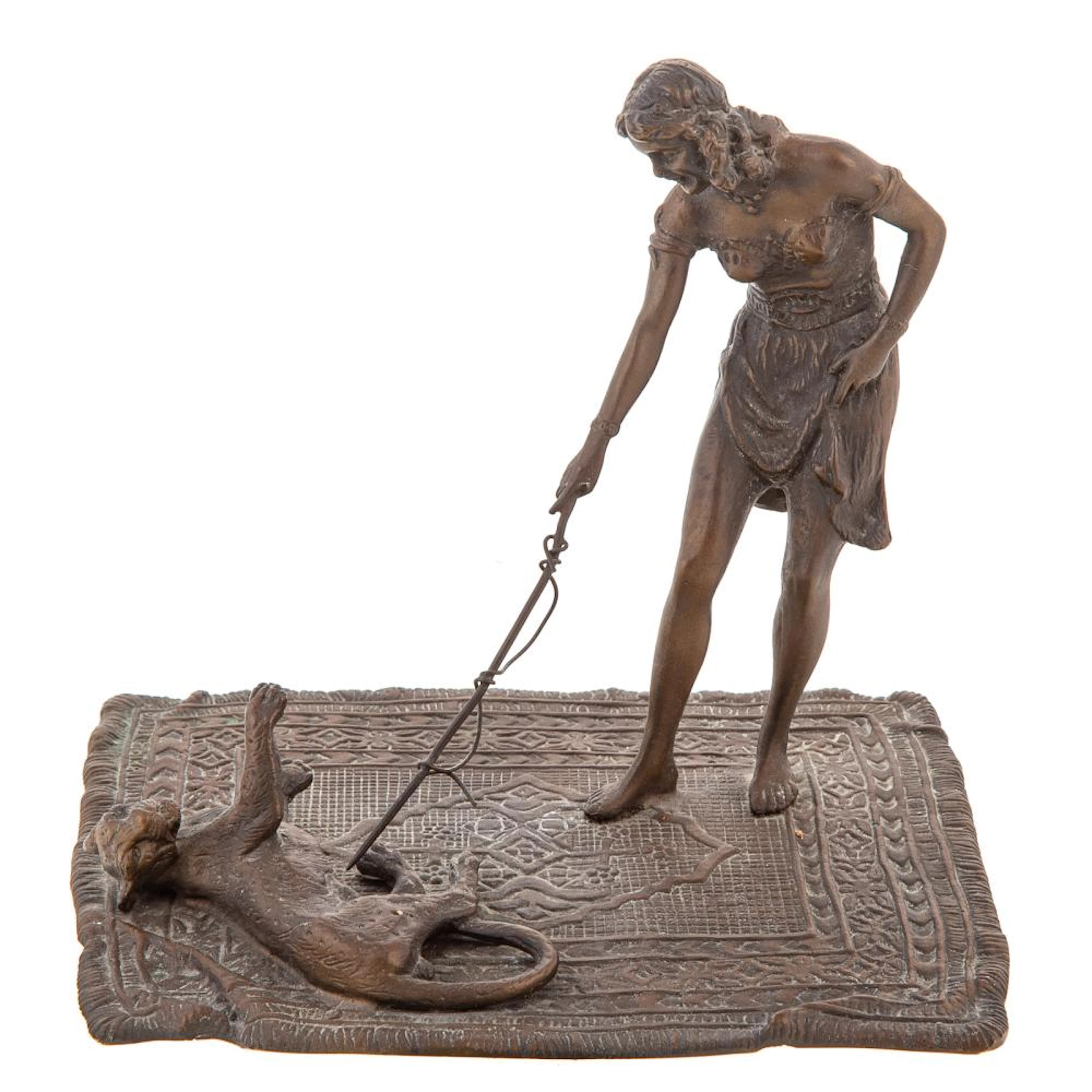 Continental Bronze Figural Group