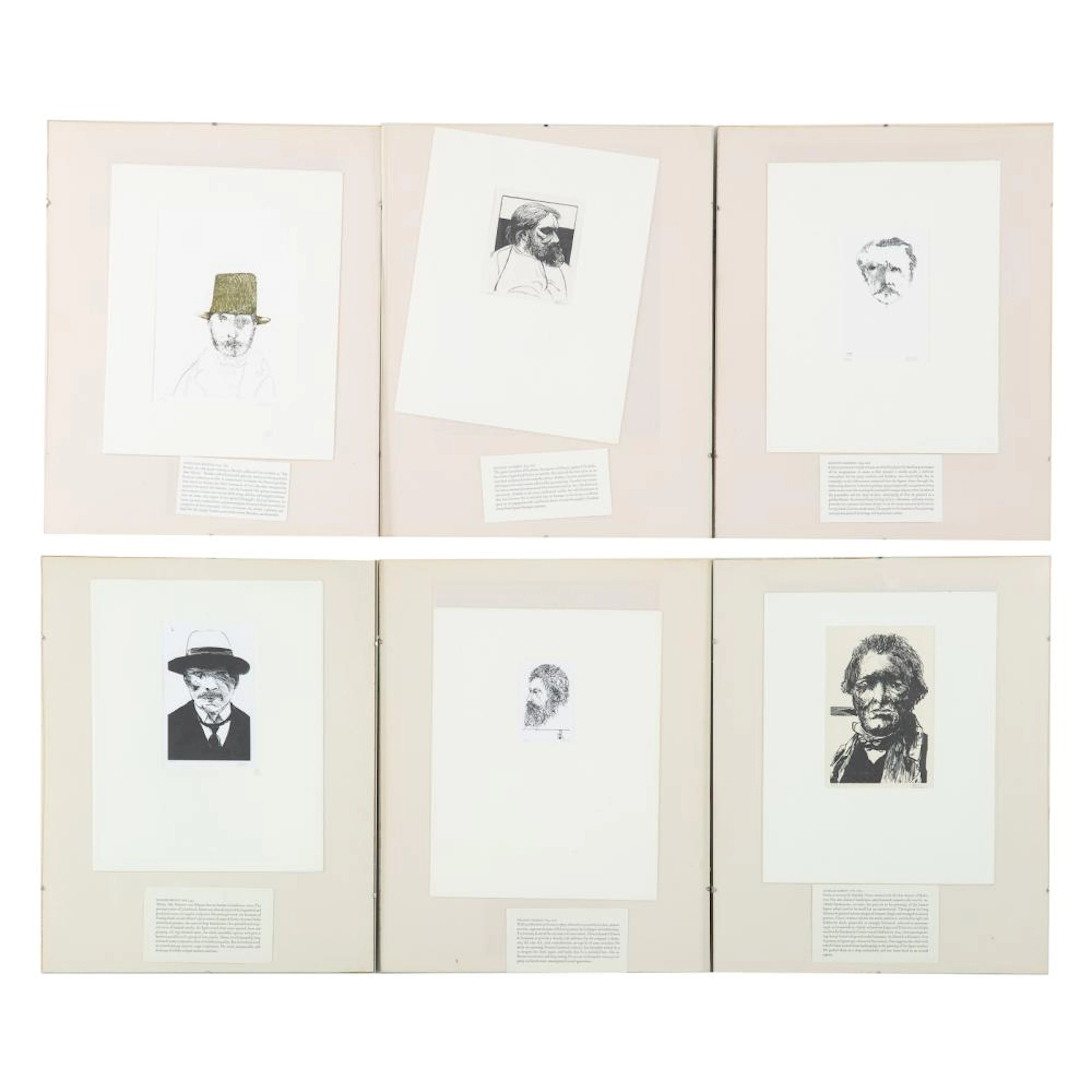 Leonard Baskin. Four Woodcuts & Two Etchings