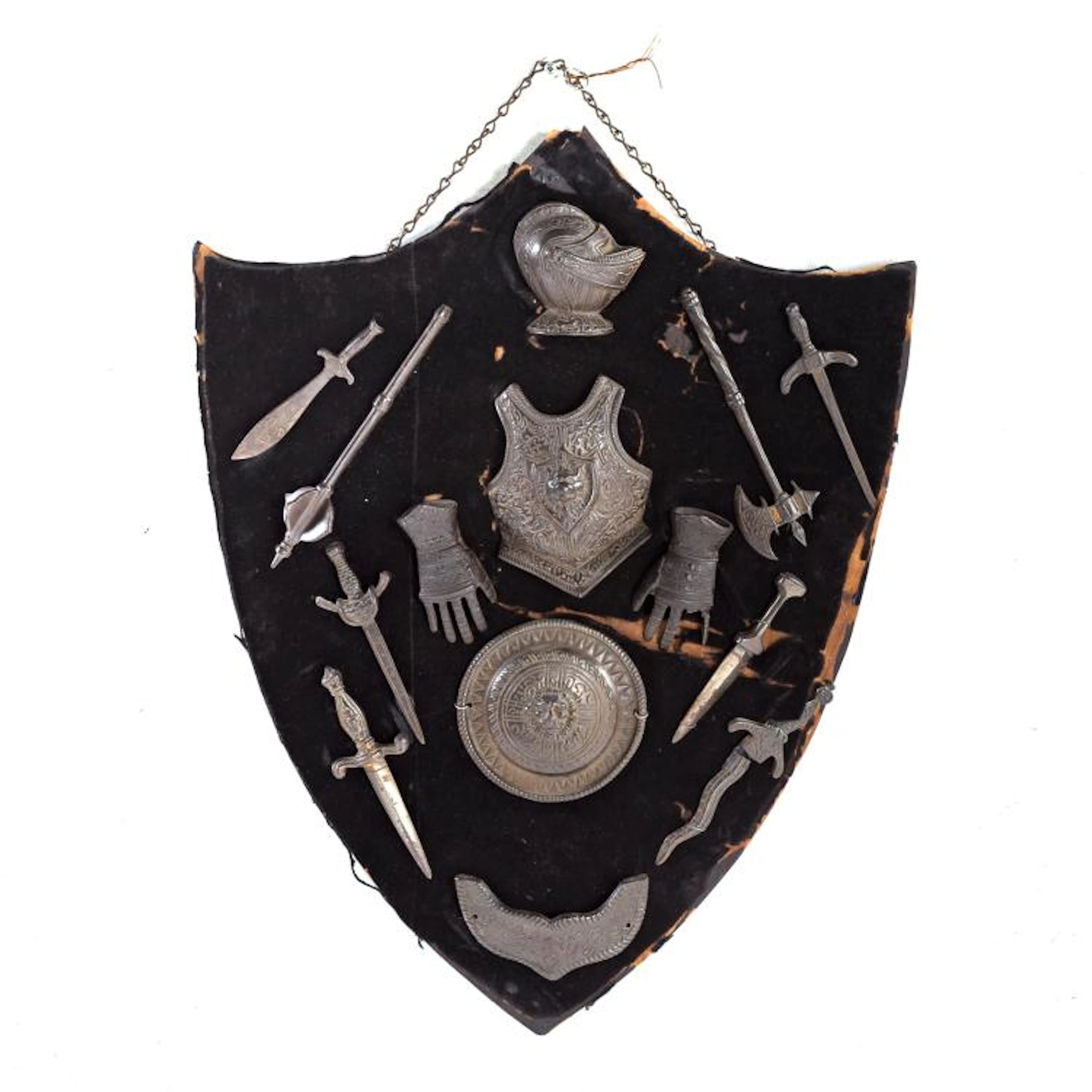 Continental cast metal display miniature weapons