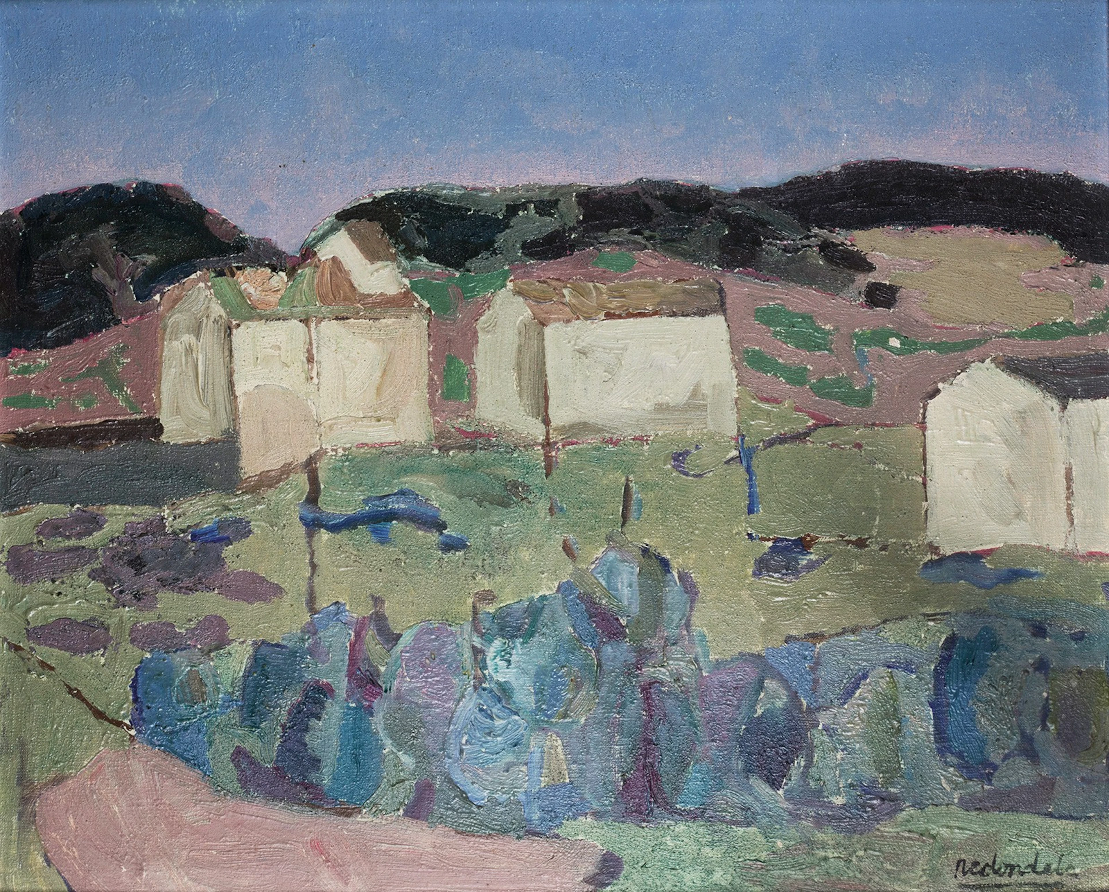 AGUSTÍN REDONDELA (Madrid, 1922 - 2015) Tendilla, Guadalajara, 2003