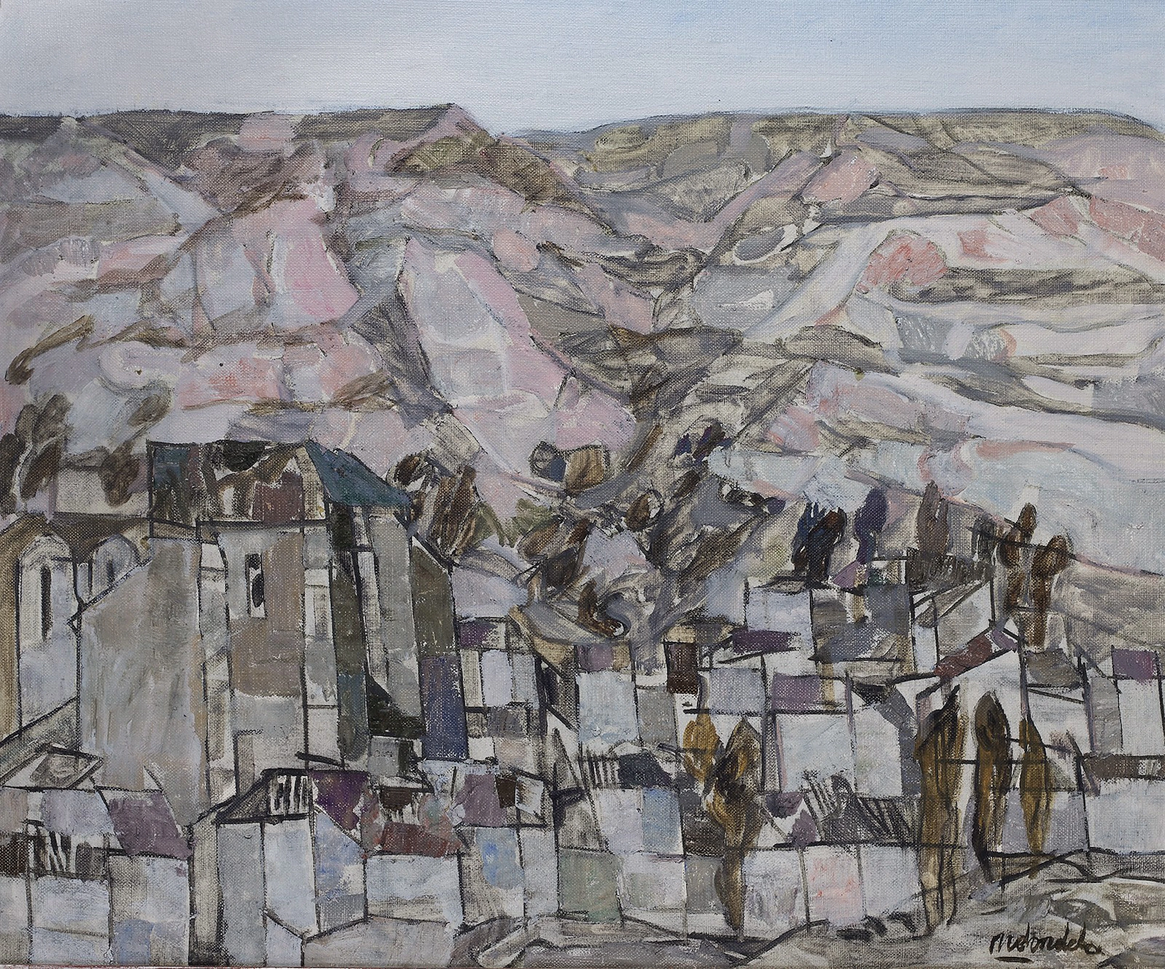 MENCHU GAL (Irún, 1919 - San Sebastián, 2008) Playa