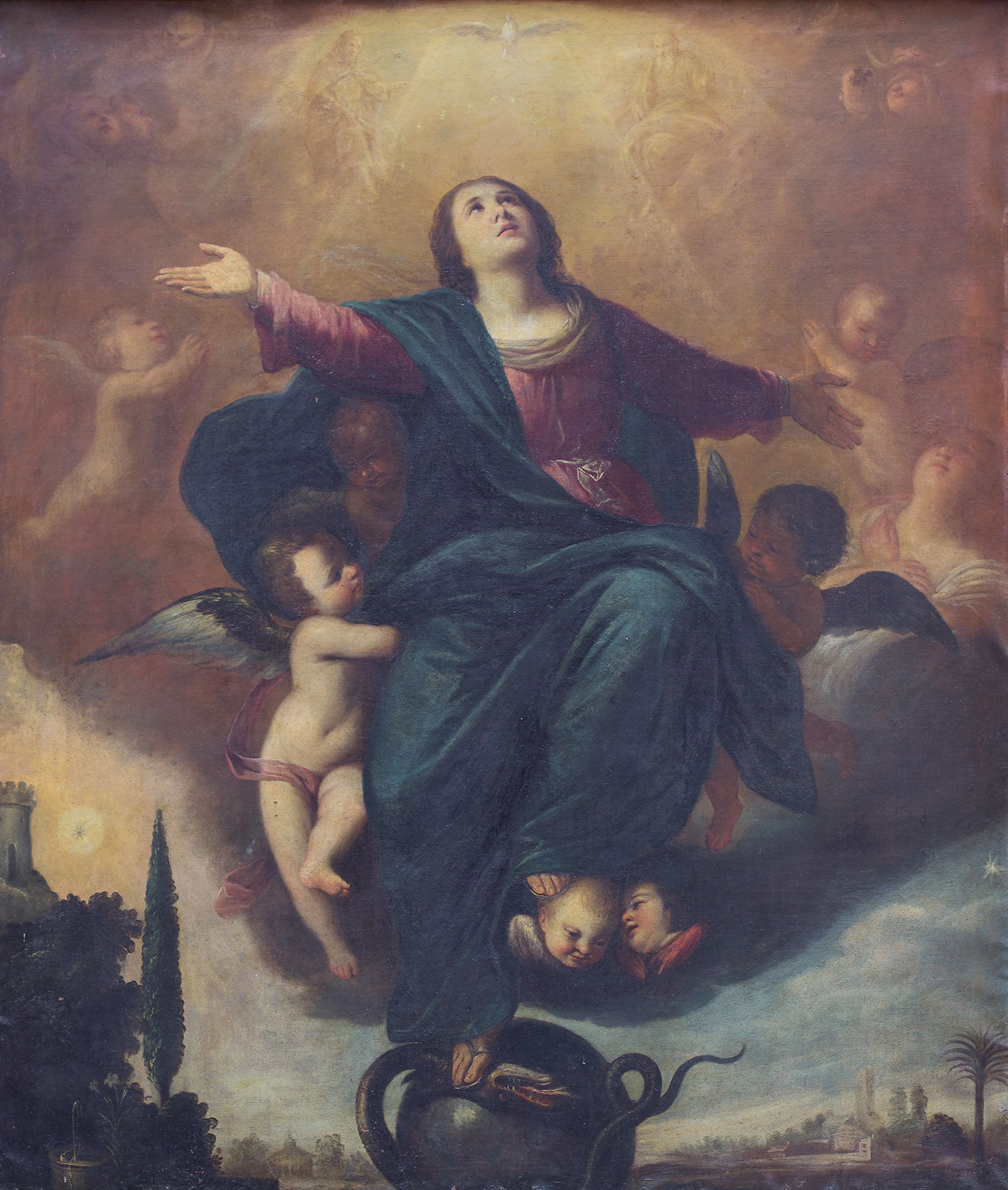 JUAN DE SEVILLA ROMERO Y ESCALANTE (Granada, 1643- 1695) "San Felipe Neri"
