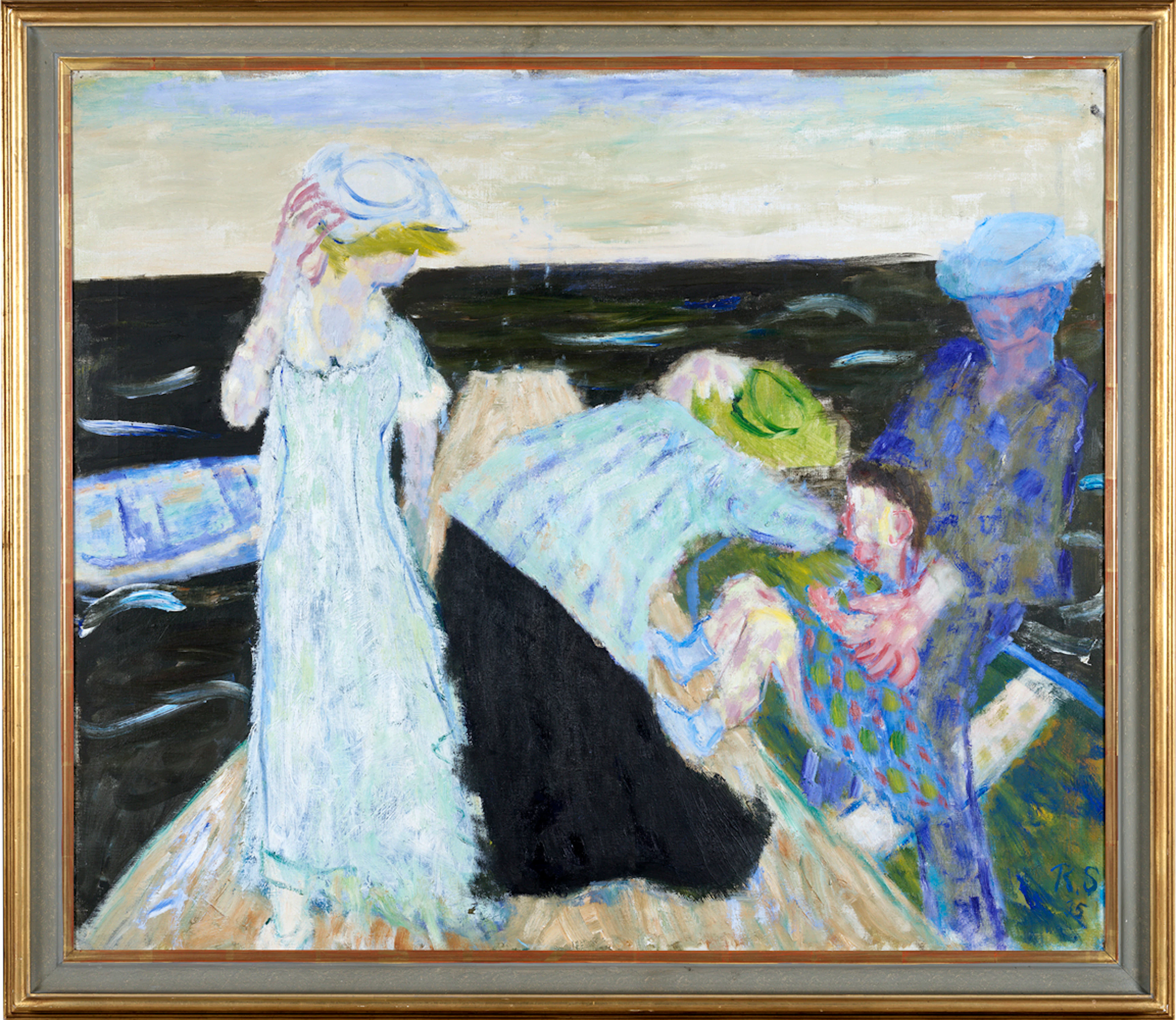 Ragnar Sandberg, (1902-1972), "Det blåser upp"