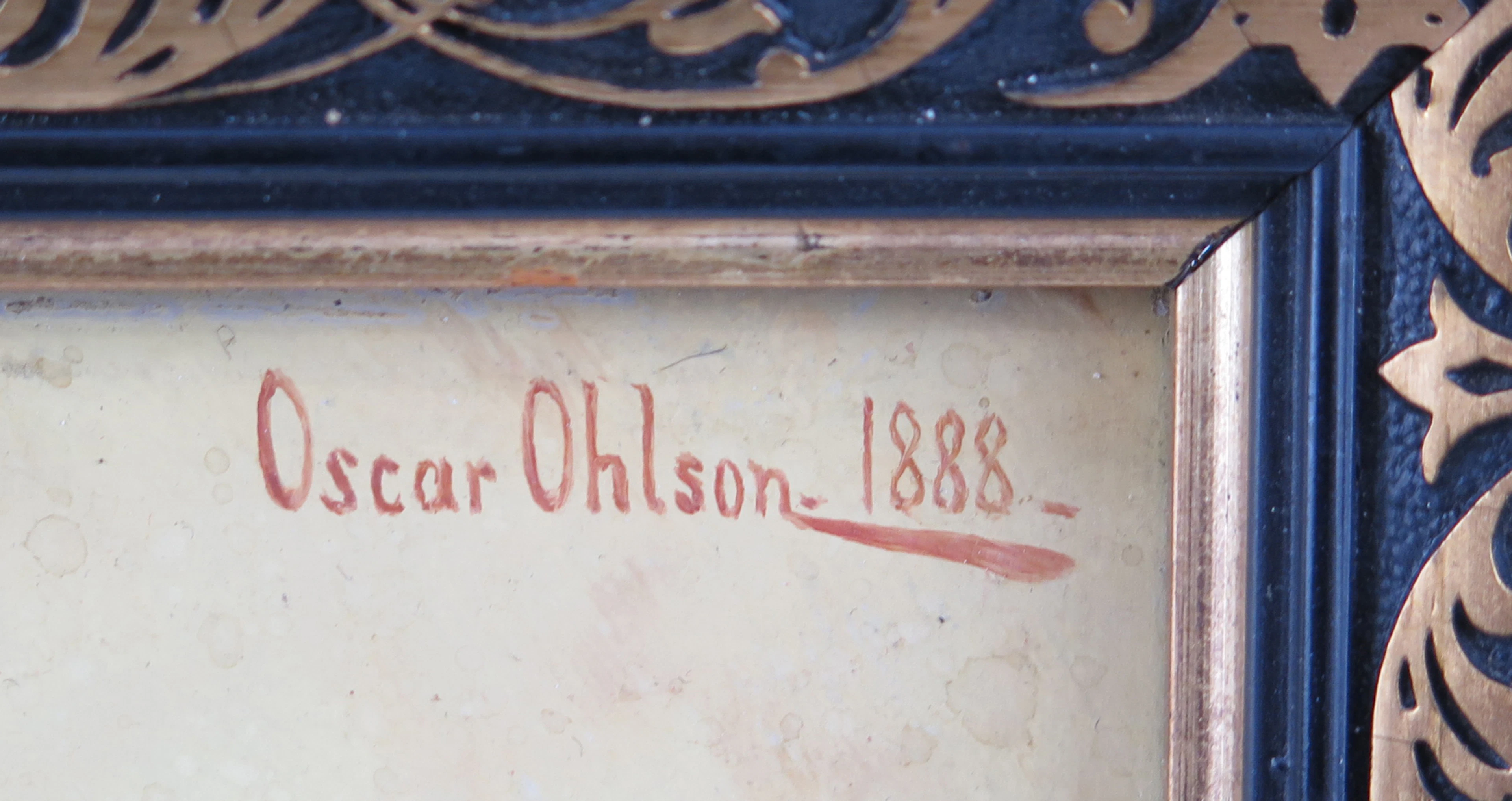 Ohlson, Oscar, olja, porträtt av kvinna