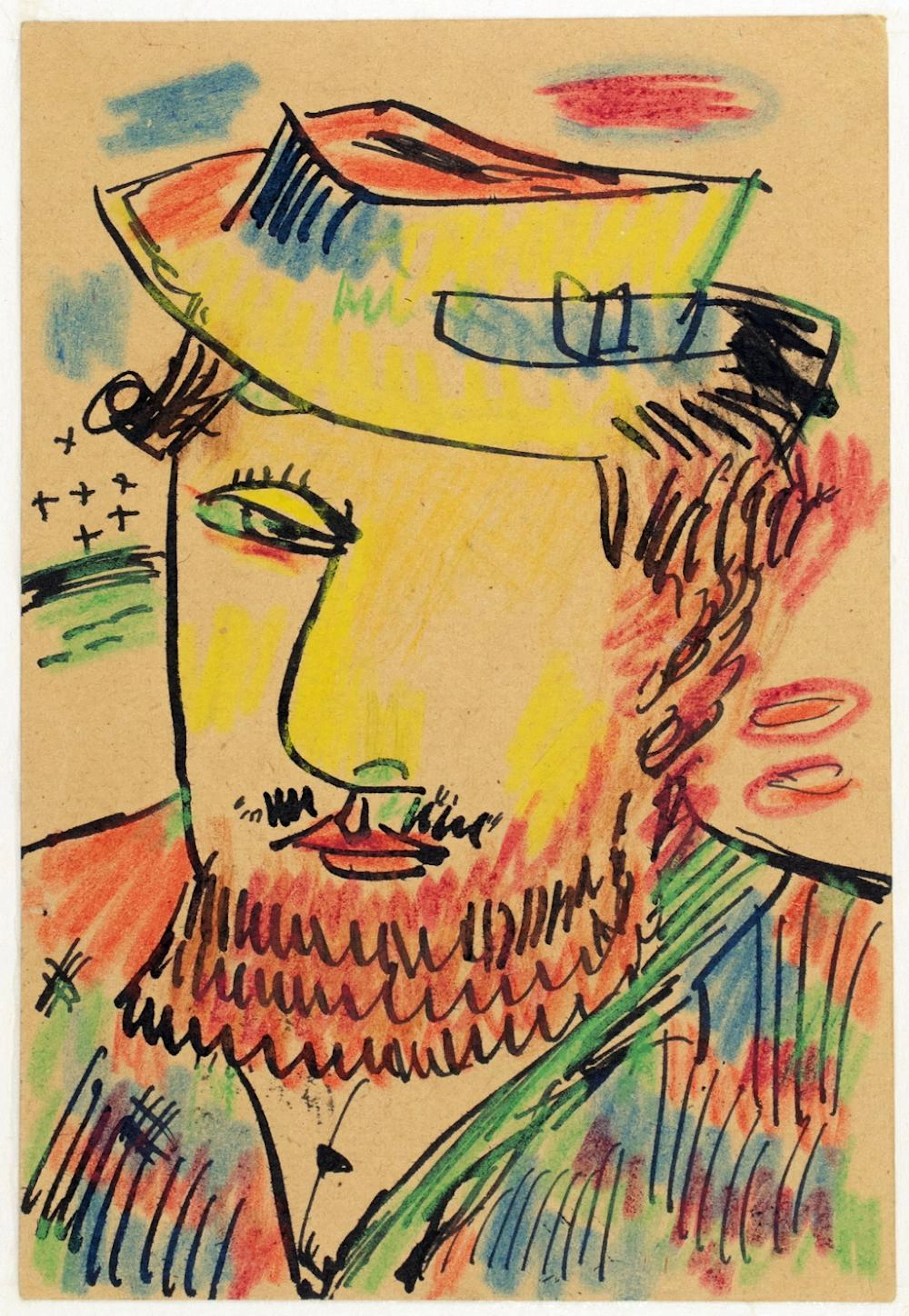 FRANZ RADZIWILL. PORTRÄT EINES BÄRTIGEN MANNES (ZYKLOP).
