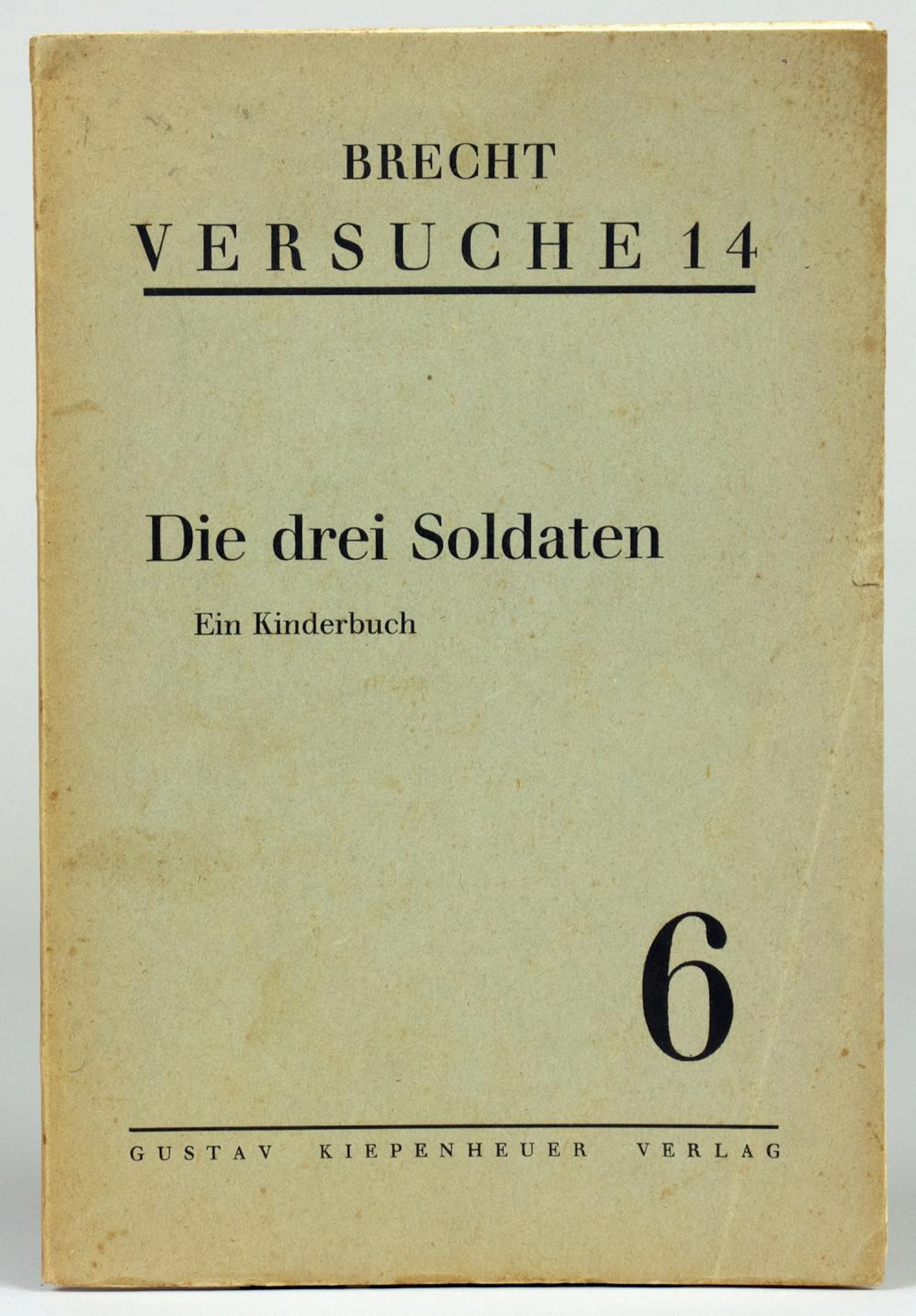 George Grosz - Bertolt Brecht. Die drei Soldaten.