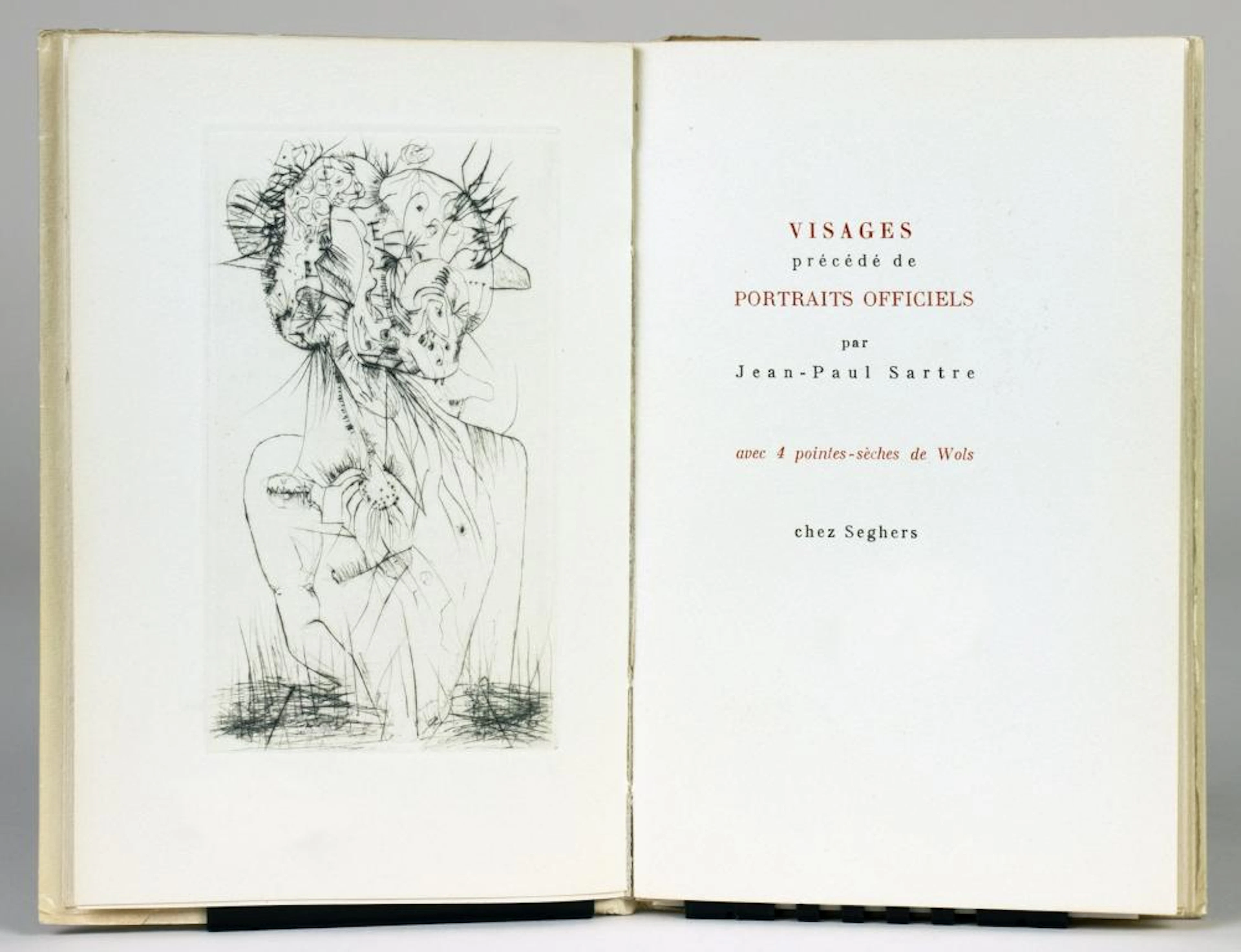 Wols - Jean-Paul Sartre. Visages.