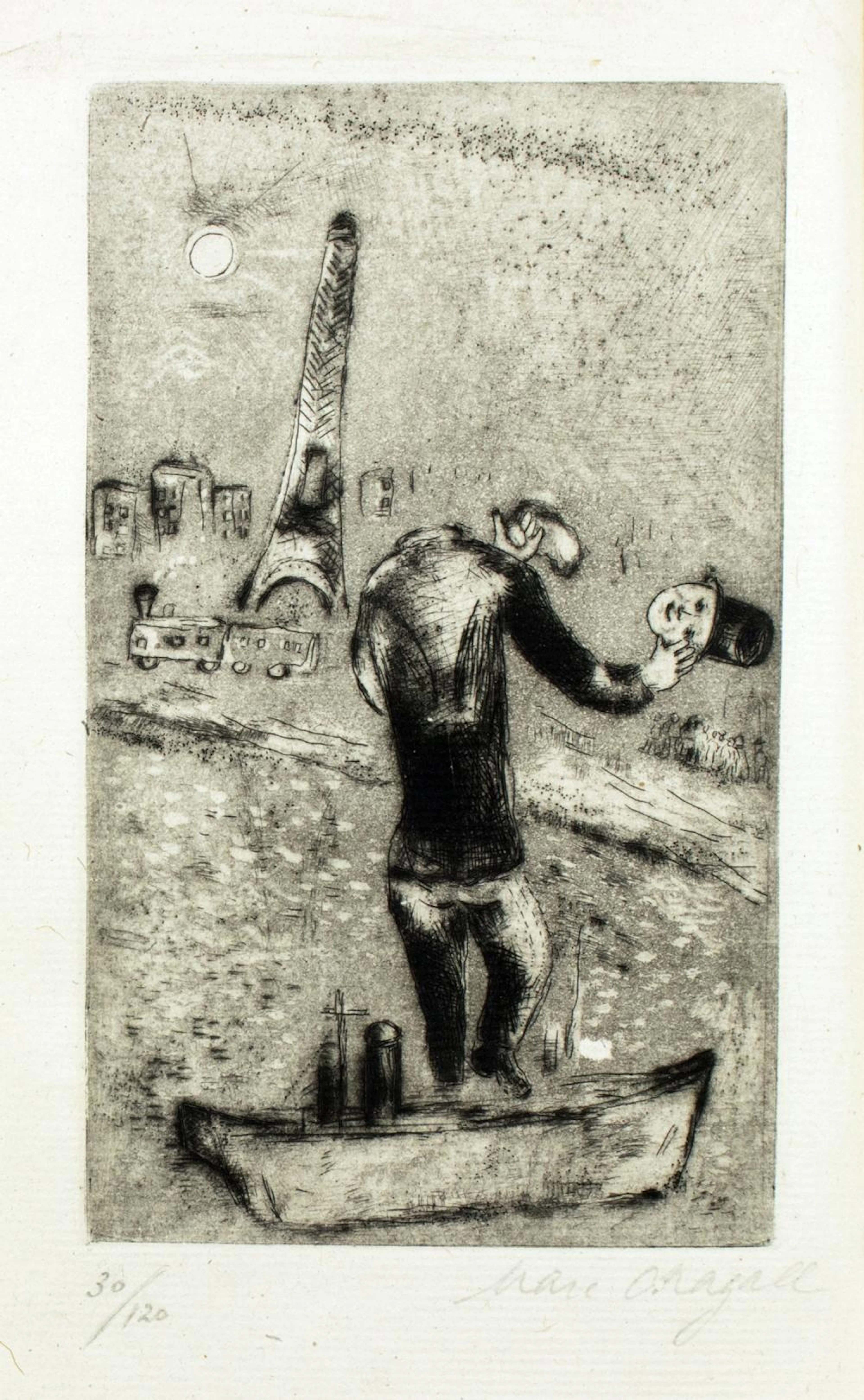 Marc Chagall - Paul Morand. Ouvert la nuit.